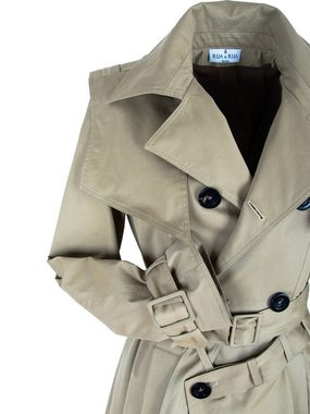 RUA & RUA Trenchcoat im Militärstil für Damen (1-tlg)