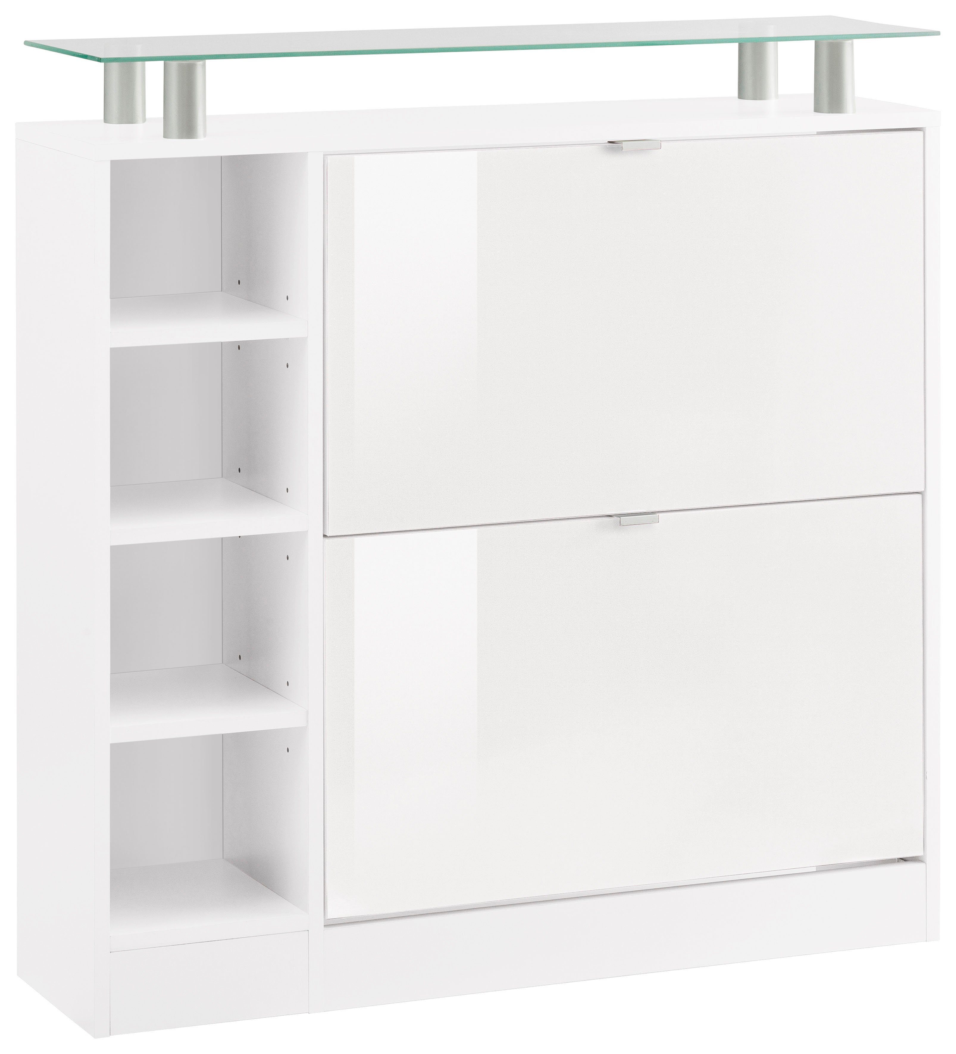 borchardt Möbel Schuhschrank Dolly, Schuhregal, Schuhkipper mit Glasablage günstig online kaufen