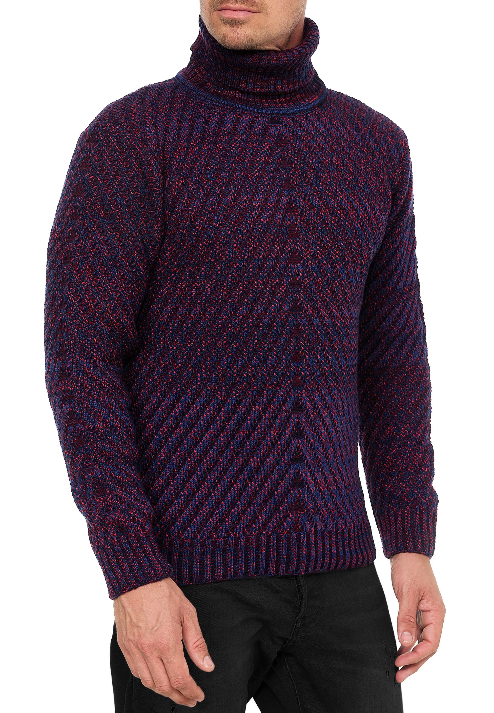 R-NEAL Rollkragenpullover Rollkragen Strick Pullover Casual günstig online kaufen