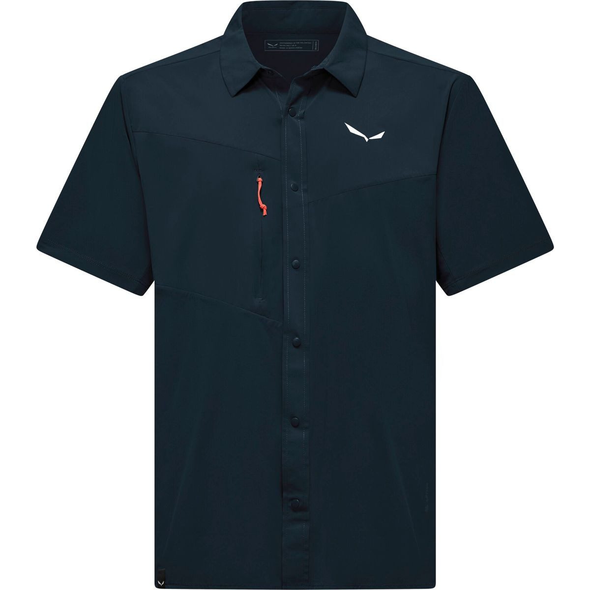 Salewa Outdoorbluse Puez Short Sleeve Shirt M Schnelltrocknendes, geruchshemmendes Herren-Trekkingshirt mit