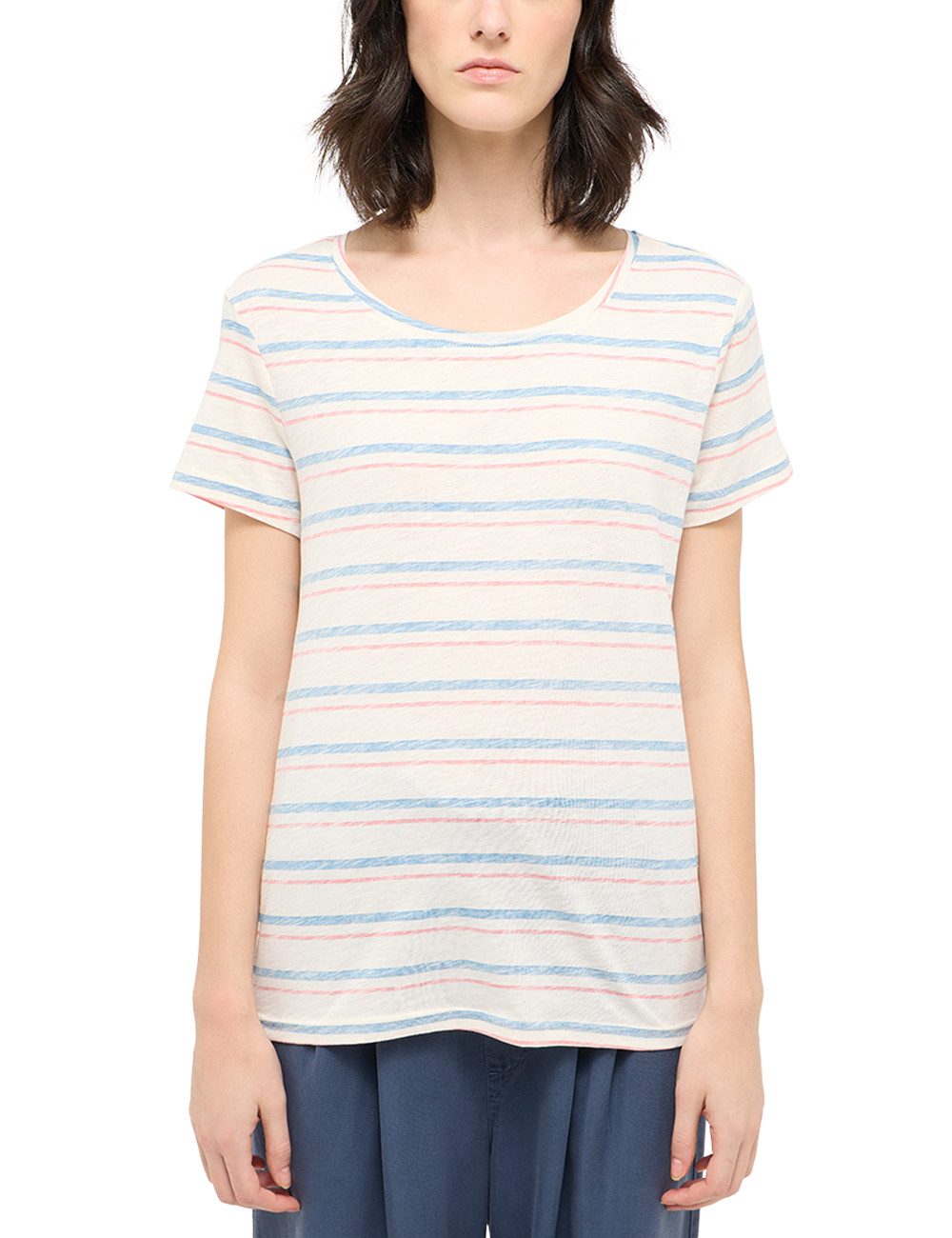 MUSTANG Print-Shirt Style Alma in Streifen-Optik