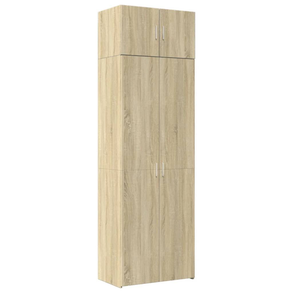 vidaXL Sideboard Hochschrank Sonoma-Eiche 70x42,5x225 cm günstig online kaufen
