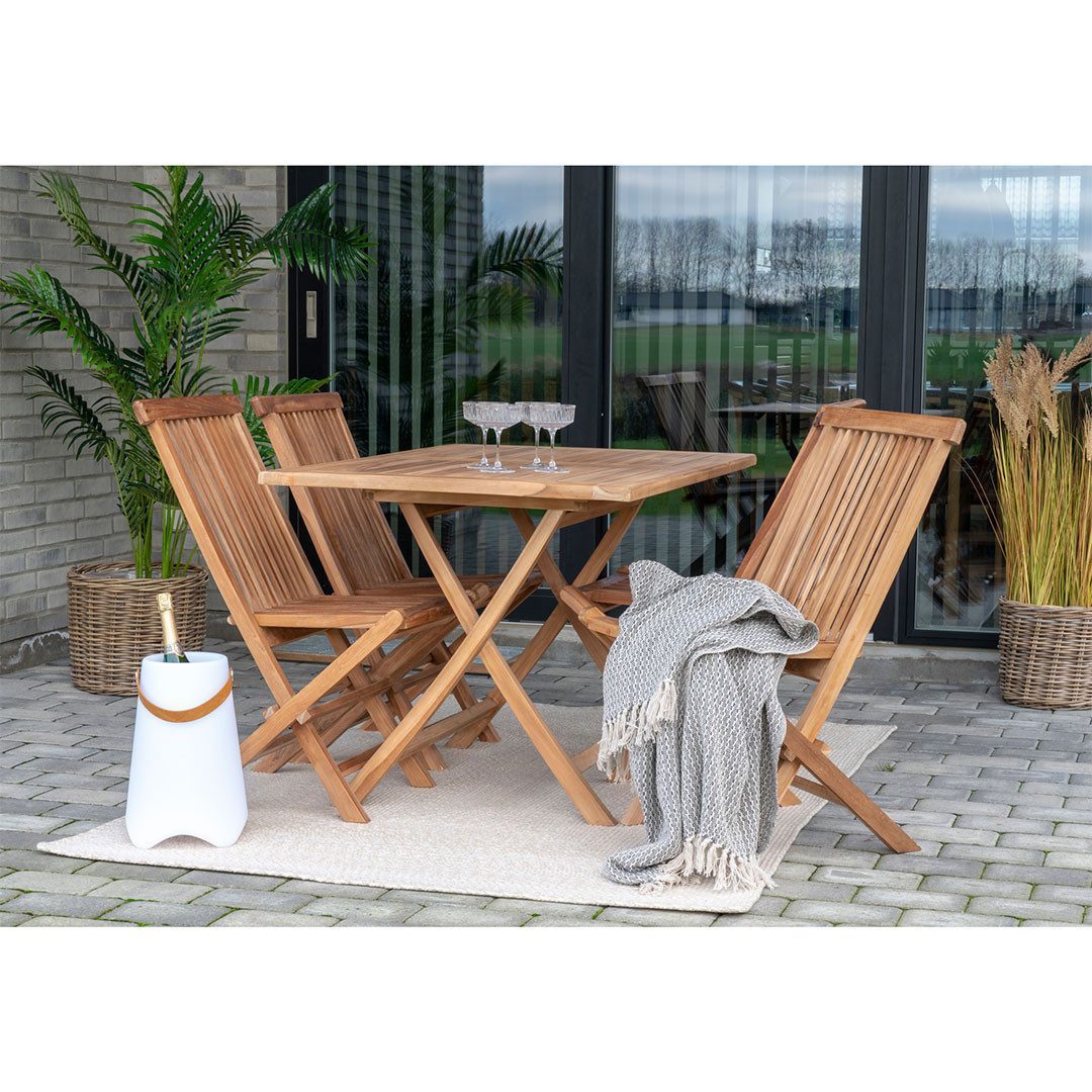 House Nordic Teppich Menorca Teppich 140x200cm für draußen sandfarben., Höhe: 1 mm