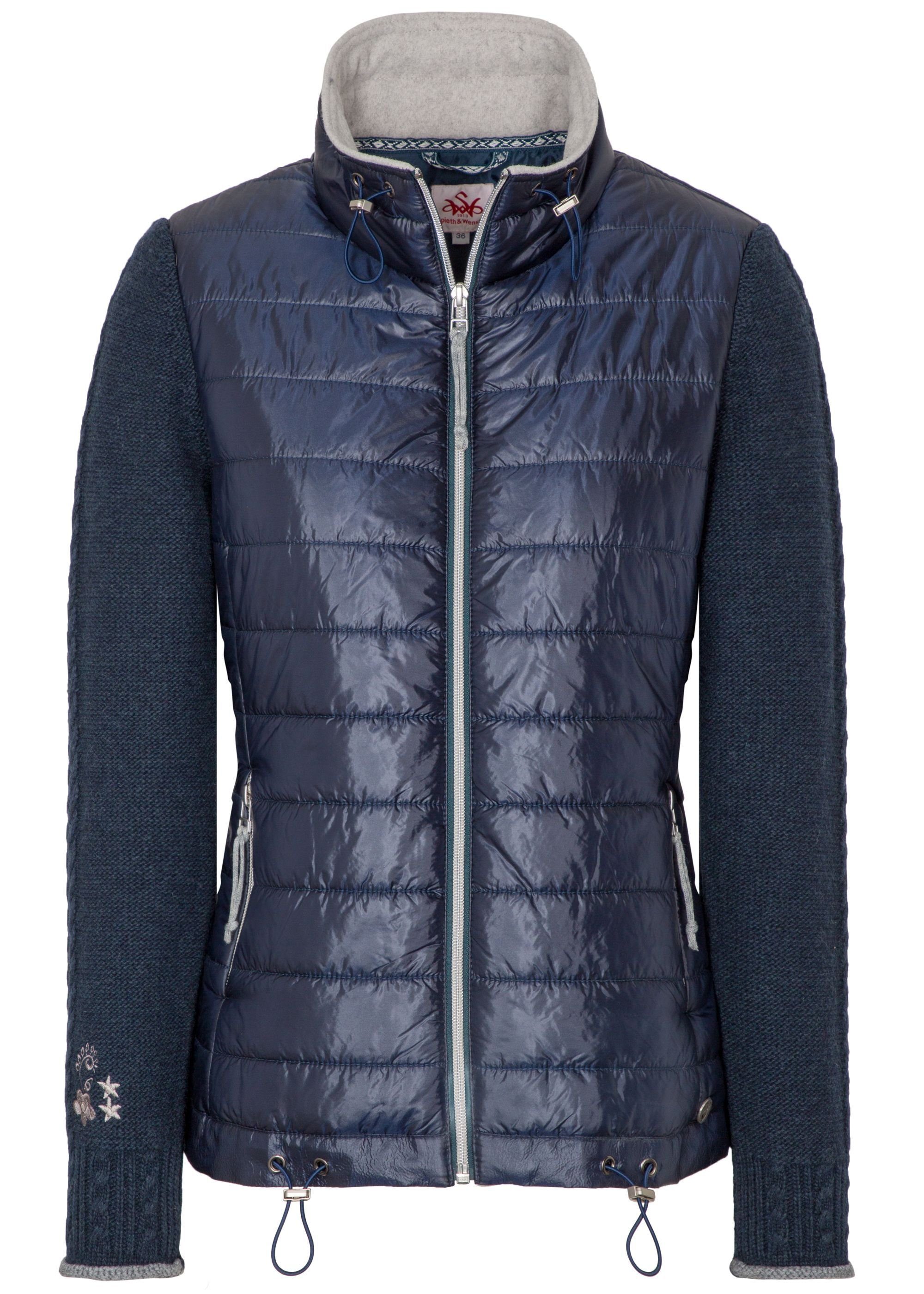 Outdoorjacke Trachenjacke Wertheim mit floraler Stickerei