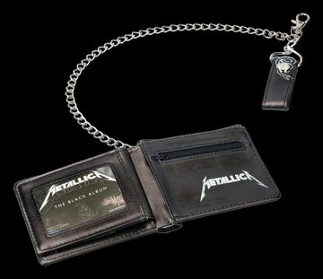 Figuren Shop GmbH Geldbörse Metallica Geldbeutel - Black Album - offizielles Merchandise Geldbörse