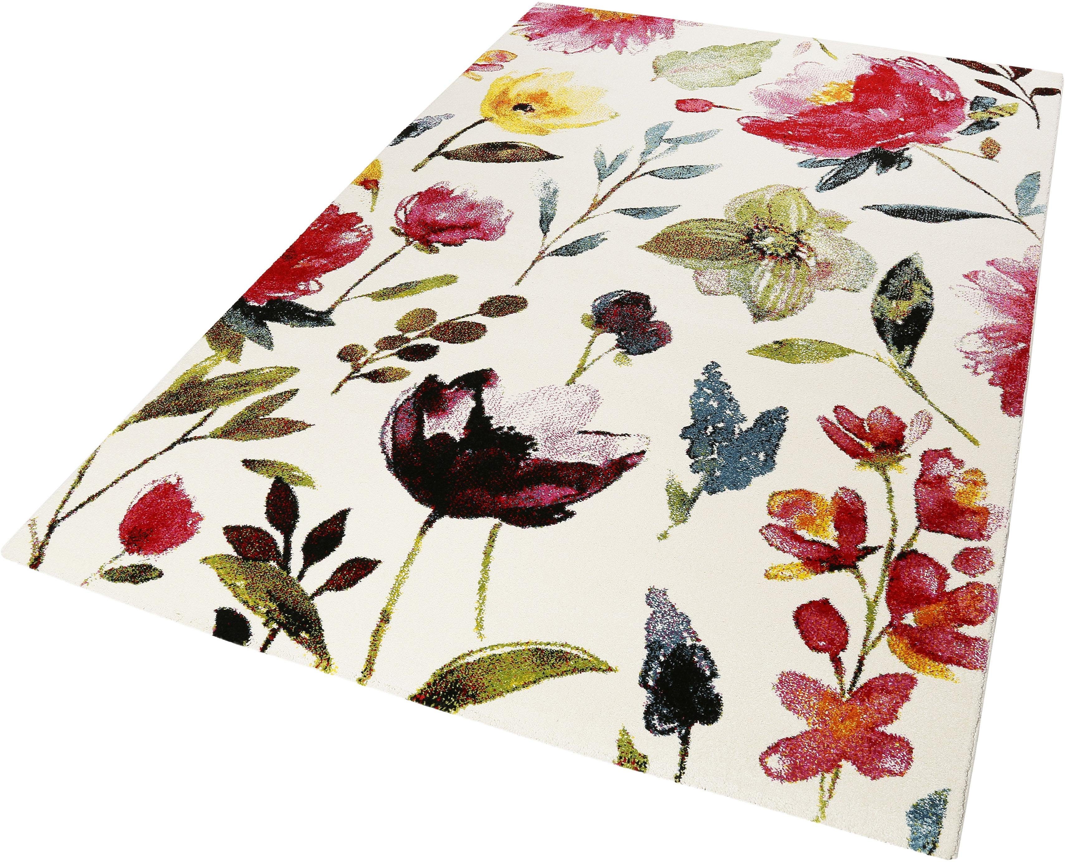 Wecon home Teppich Summer Breeze, rechteckig, Höhe: 13 mm, Wohnzimmer