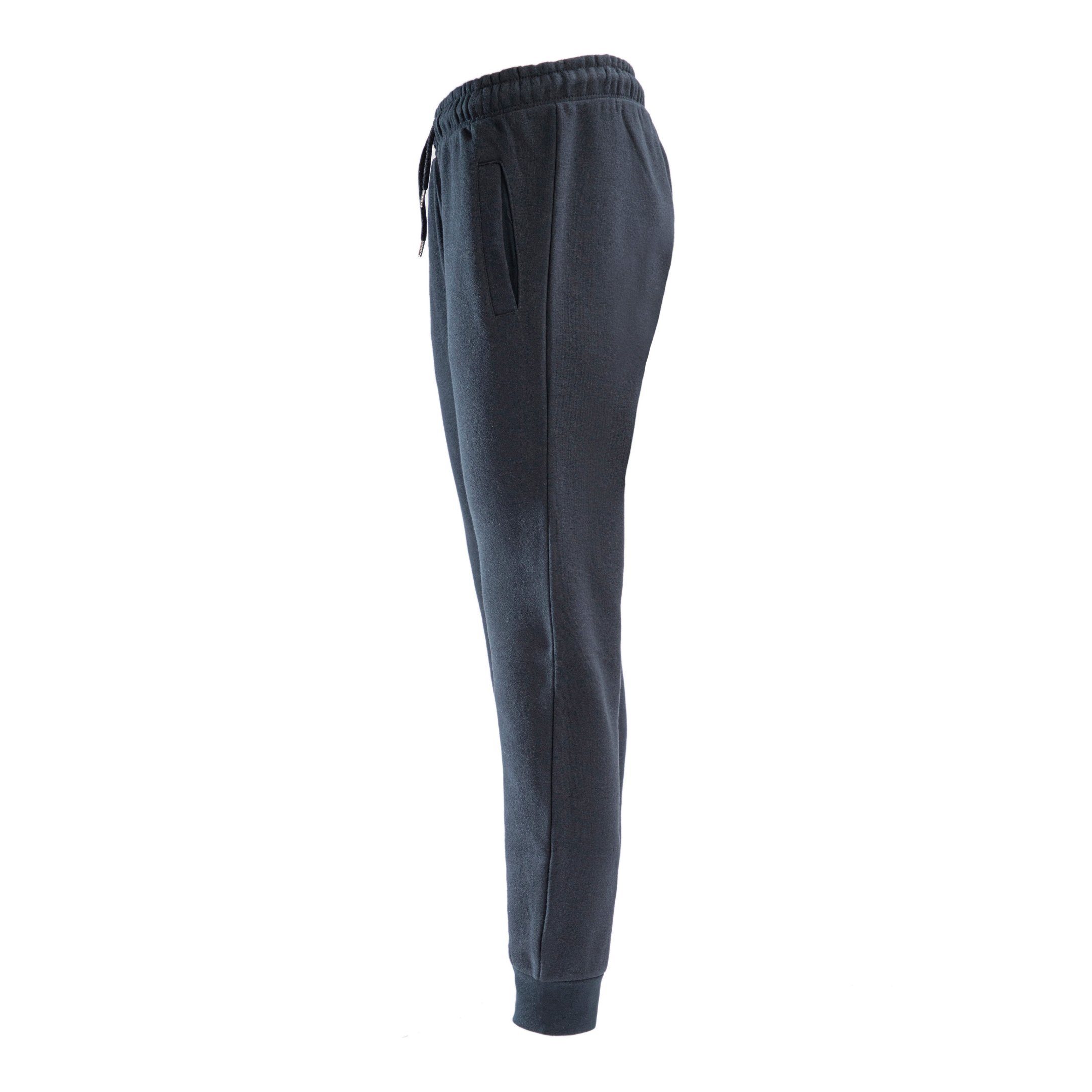 Jogginghose Jogginghose mit Bündchen, Basic Unisex Jogger aus Baumwolle & Polyester, Ideal als Freizeithose, Trainingshose, Sporthose