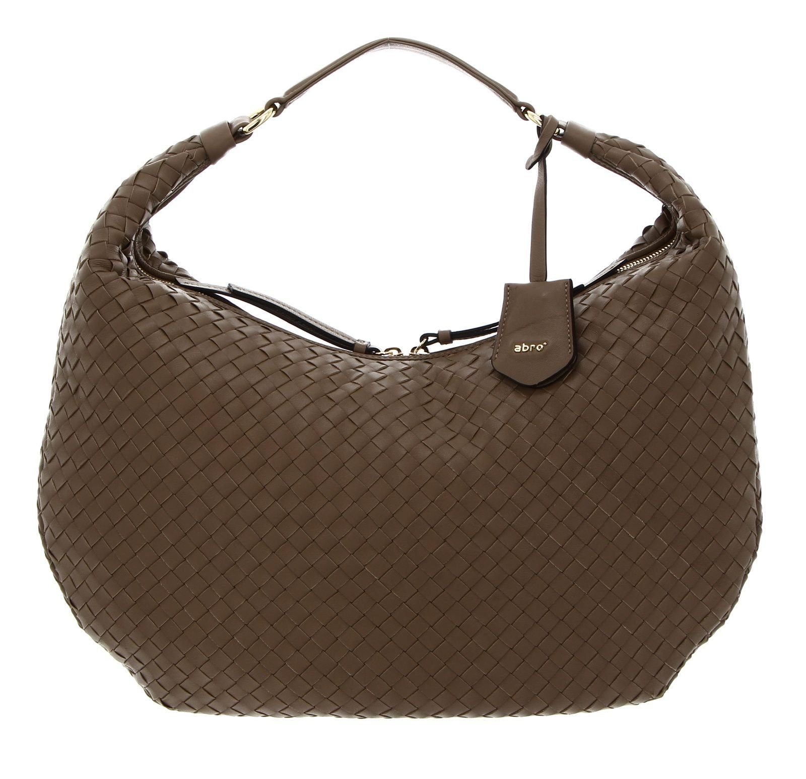 Schultertasche Leather Piuma Weaving