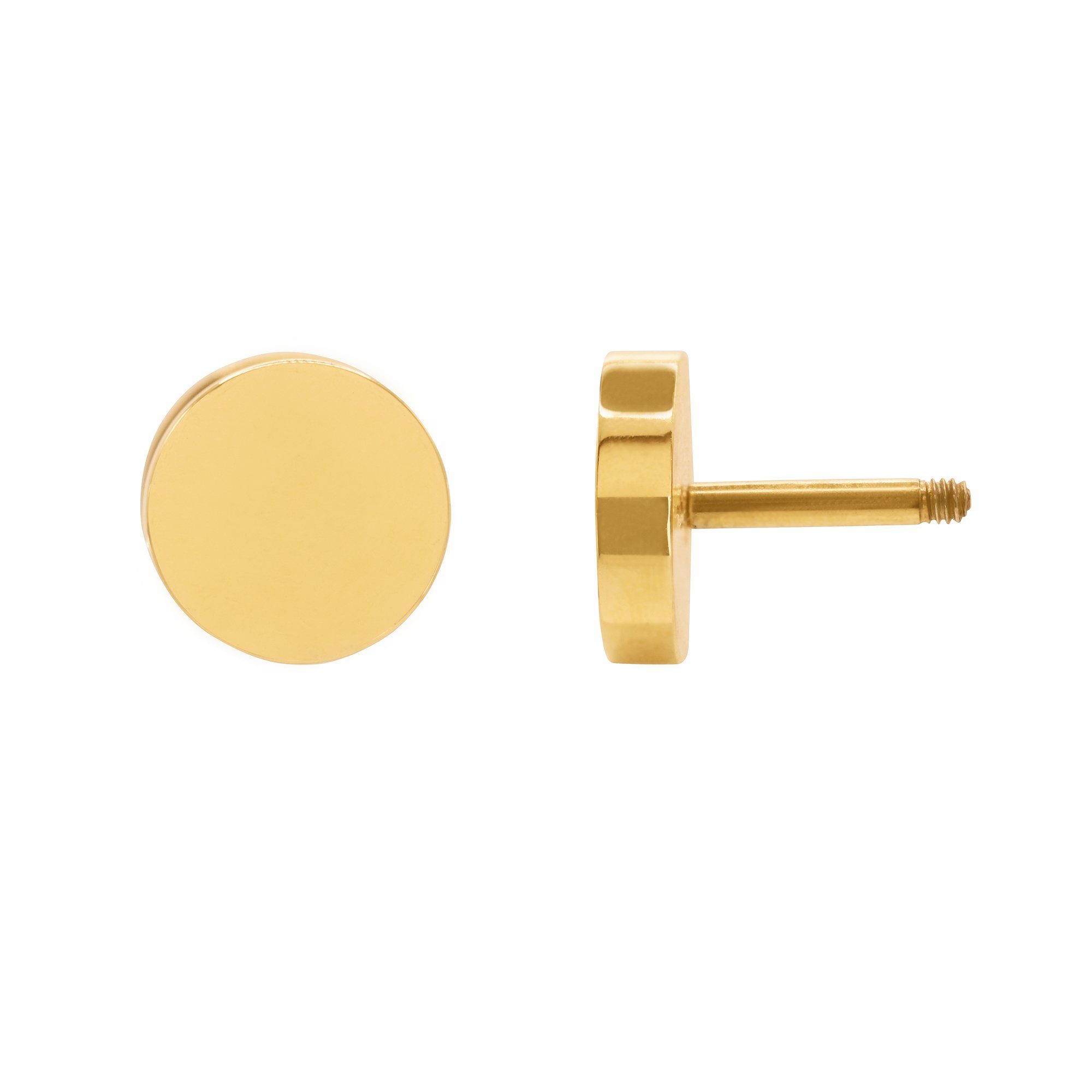 Heideman Paar Ohrstecker Silas goldfarben (Ohrringe, inkl. Geschenkverpackung), Ohrringe Herren