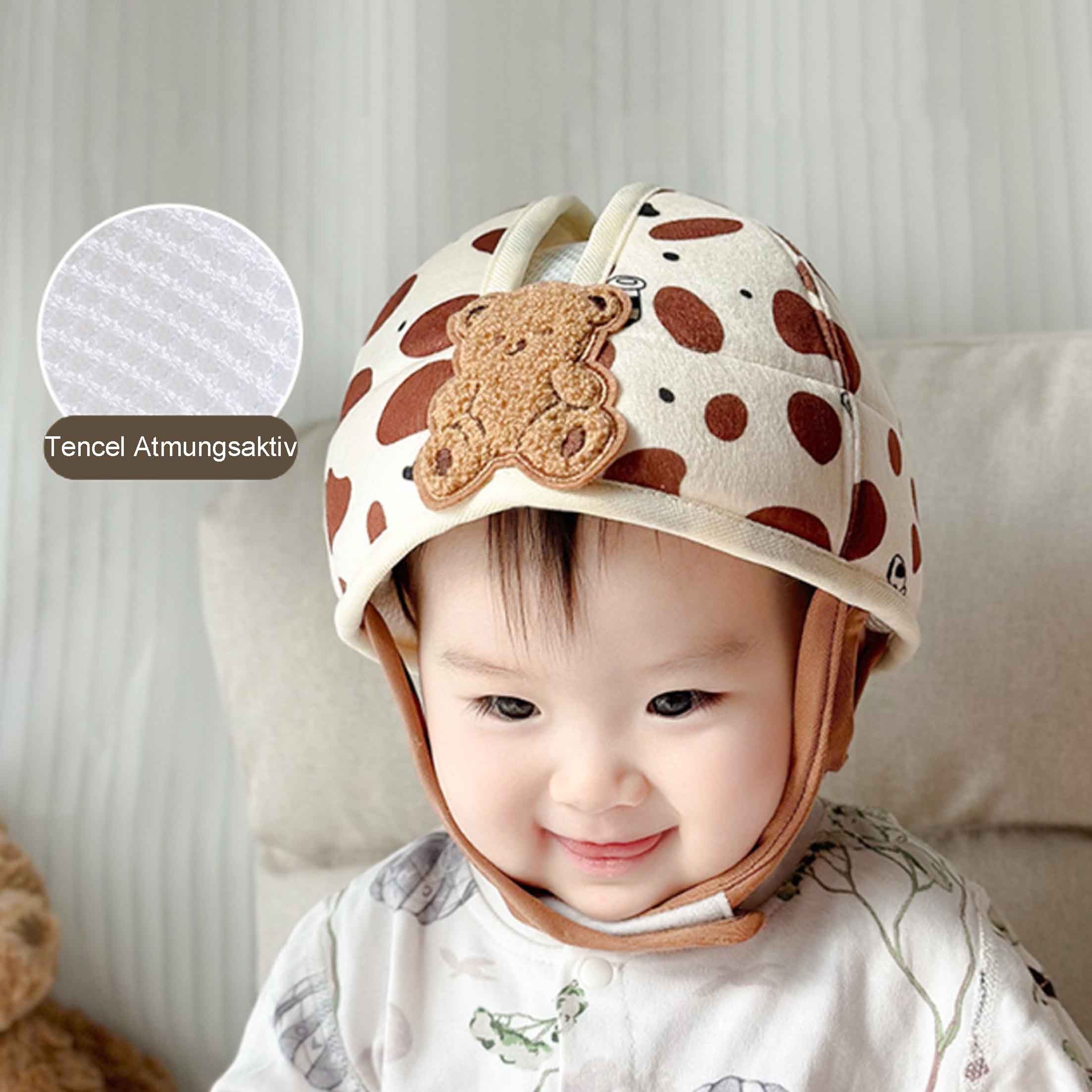 KINSI Kinderhelm Baby-Kleinkind-Kopfschutz, Sturzmütze, Sturzhelm, atmungsaktiv – Bild 2 von 5