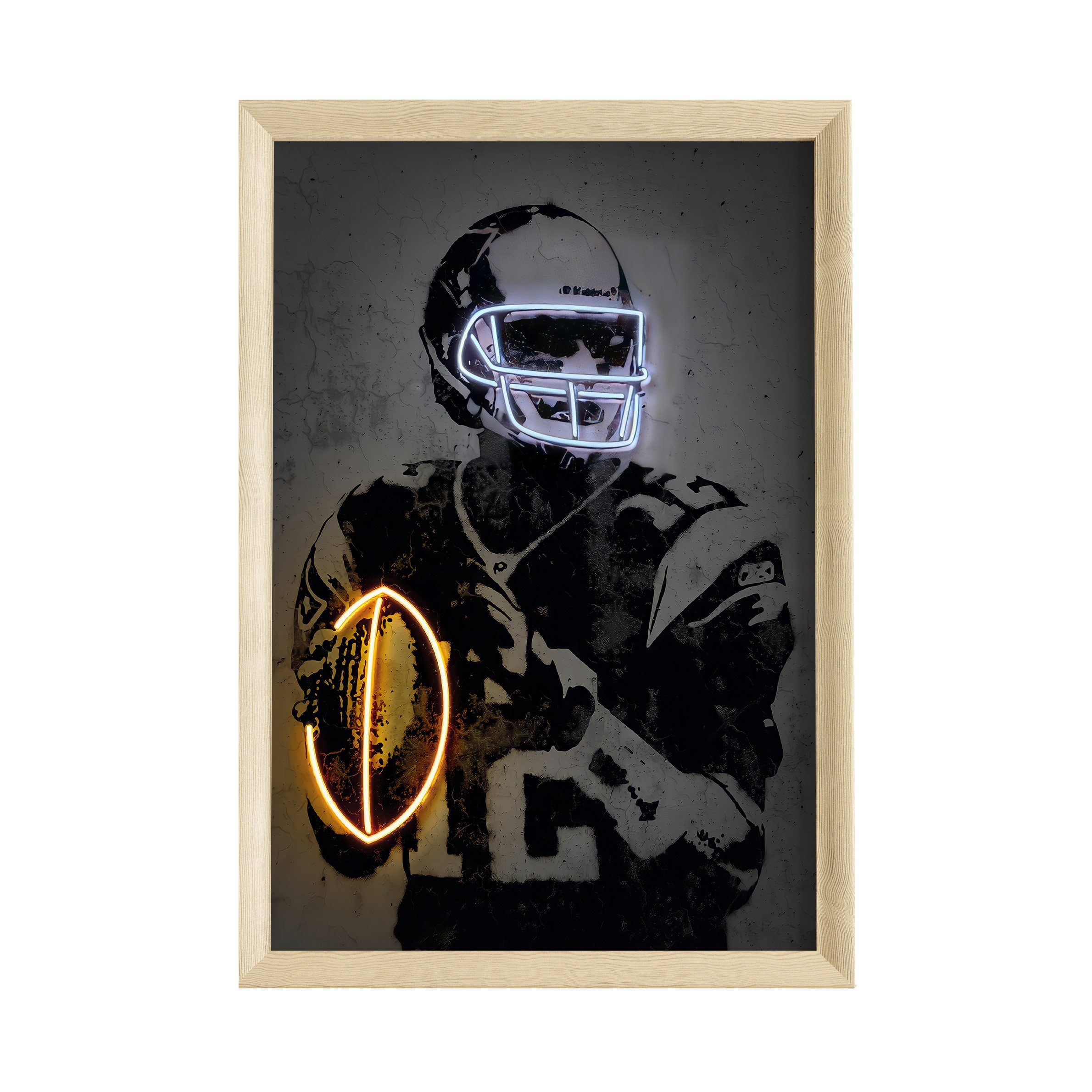 JUSTGOODMOOD Poster Premium ® Football Poster günstig online kaufen