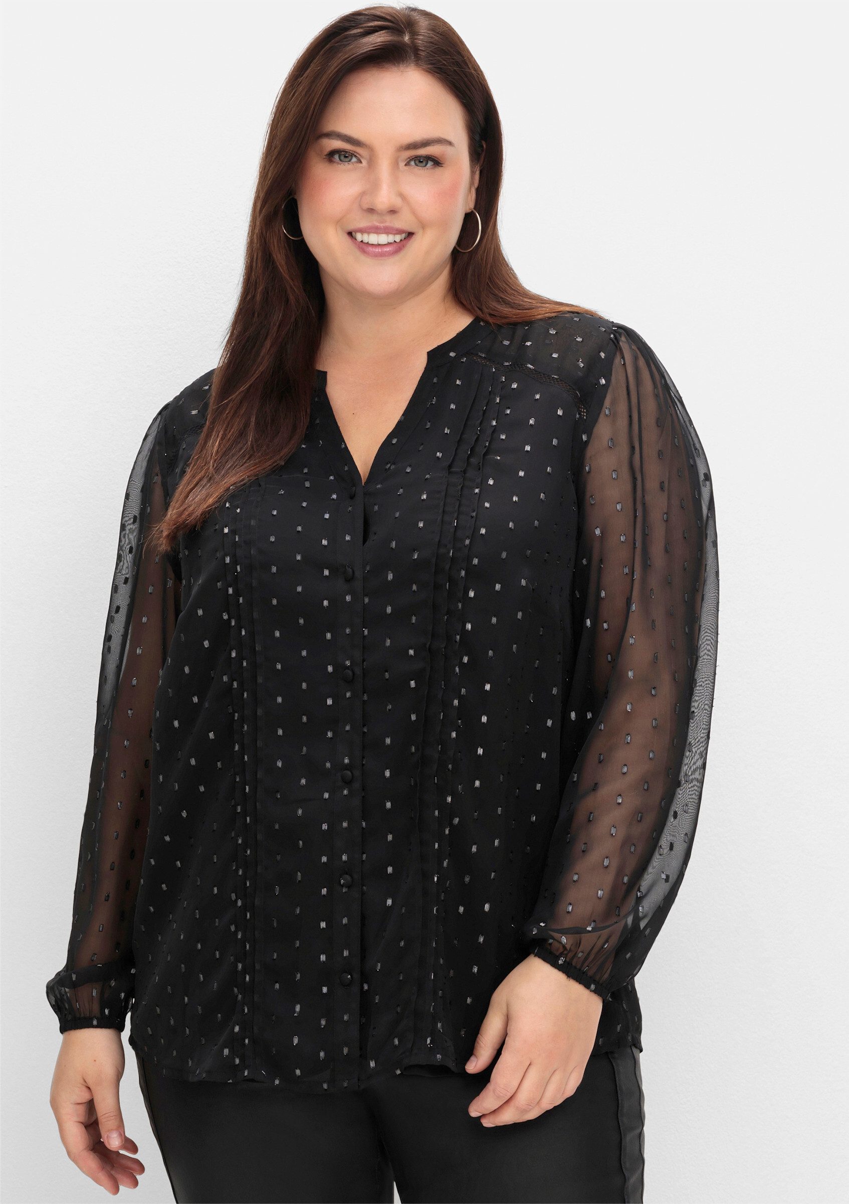 sheego by Joe Browns Klassische Bluse Chiffonbluse . günstig online kaufen