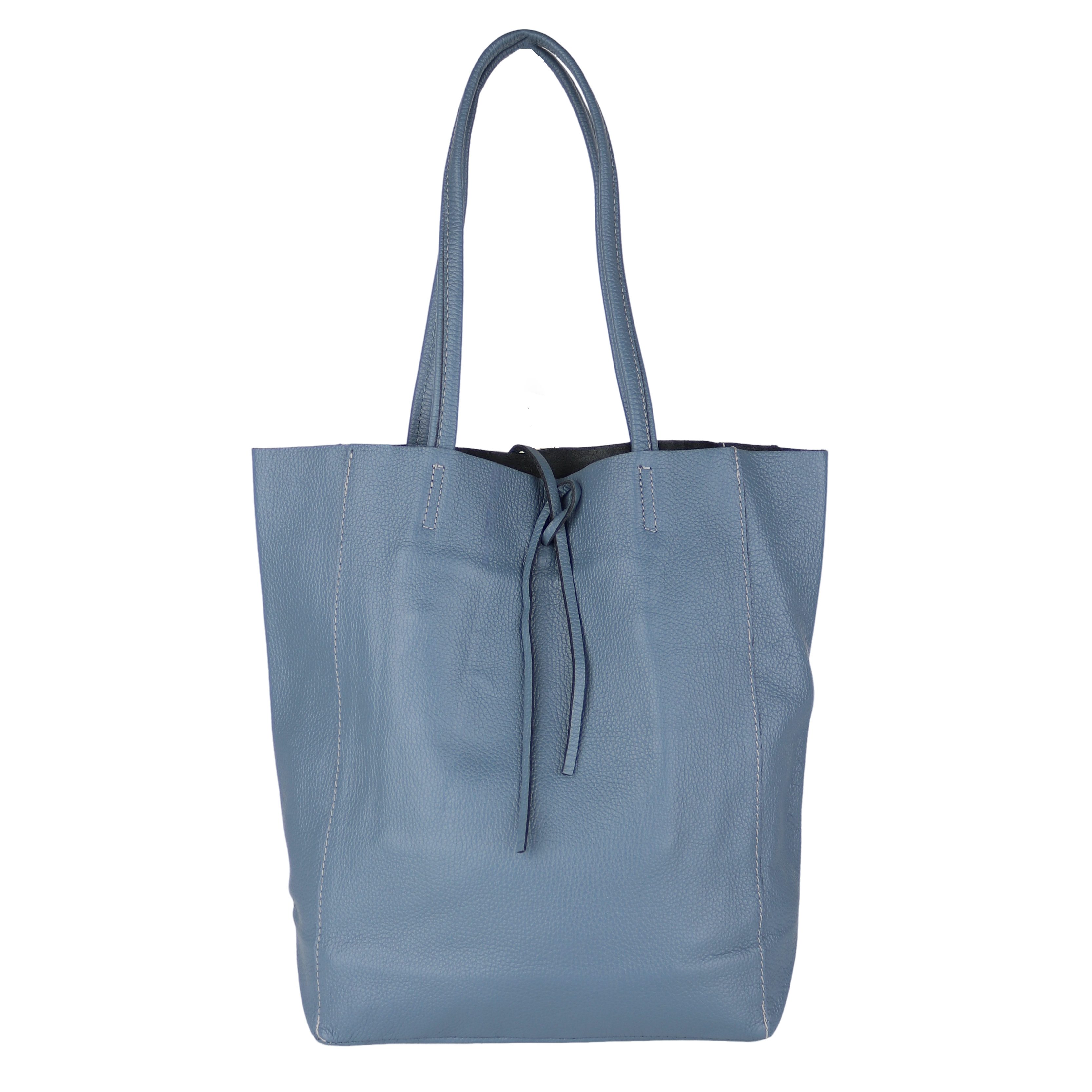 MIRROSI Shopper aus Echtleder / Wildleder, Made in Italy, Henkeltasche Tasche (Einkaufstasche in vielen trendigen Farben), Tragetasche (38x38x16cm) mit Stauraum A4 Ordner