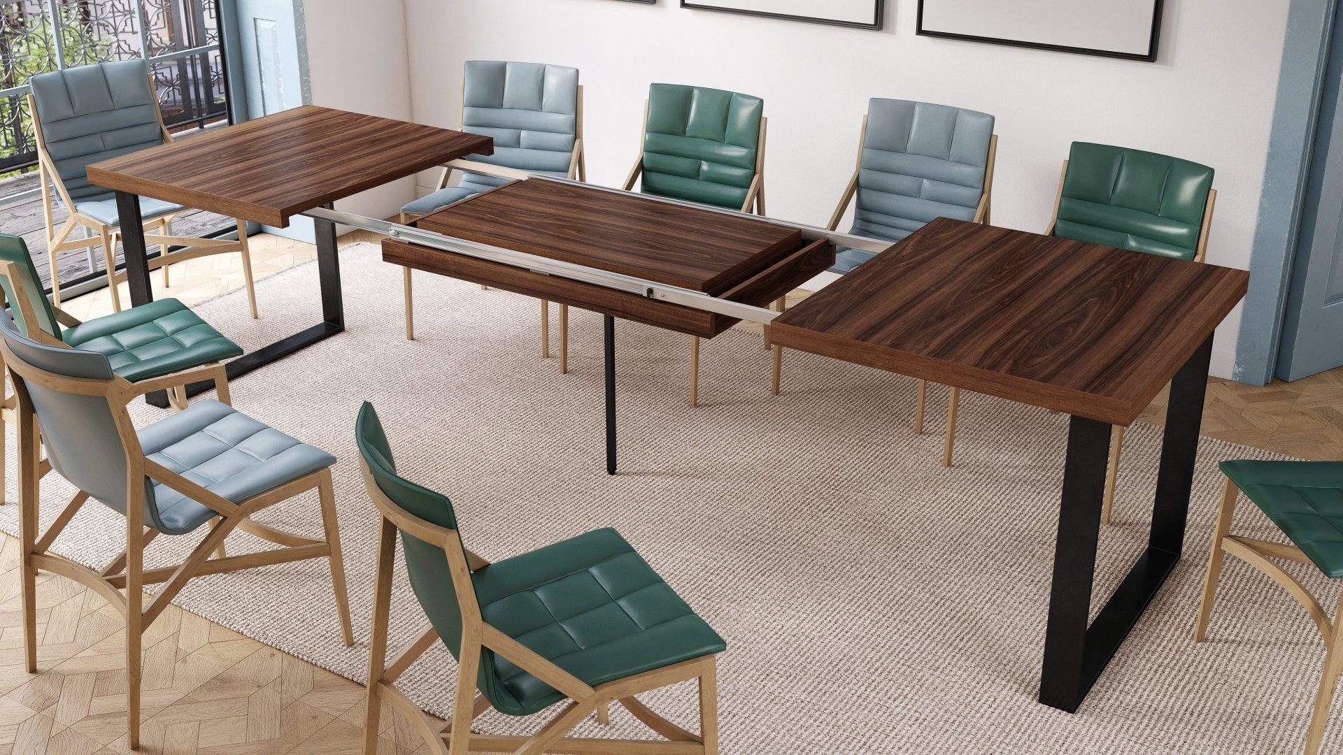 Mazzoni Esstisch Design Avella Tisch ausziehbar XXL 160 bis 310 cm