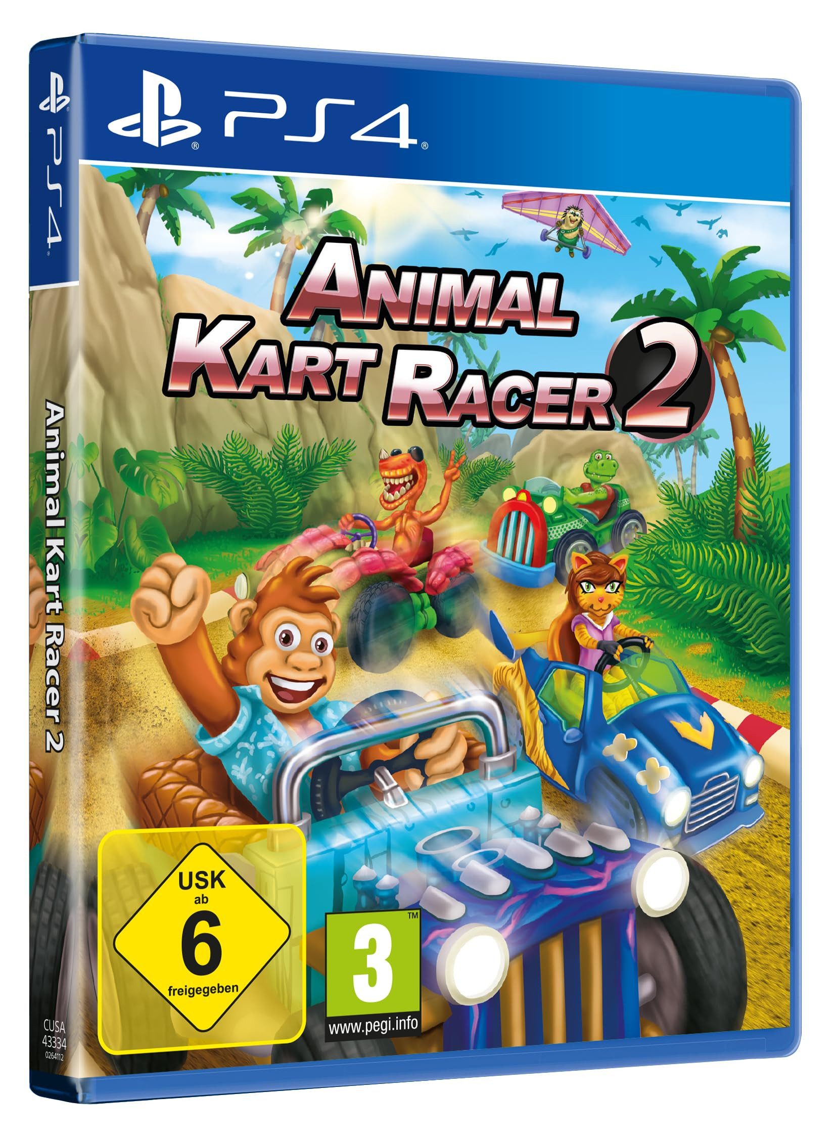 Animal Kart Racer 2 - Familien Rennspiel für PS4 (Blu-ray Disc), PlayStation 4