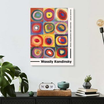 Posterlounge XXL-Wandbild Wassily Kandinsky, Kandinsky - Colour Study, Wohnzimmer Modern Grafikdesign