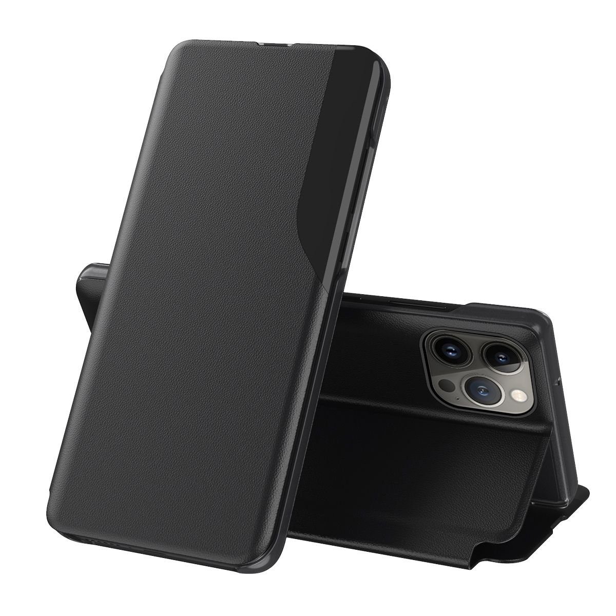 König Design Handyhülle Apple iPhone 15 Pro Max, Schutzhülle Schutztasche Case Cover Etuis Wallet Klapptasche Bookstyle