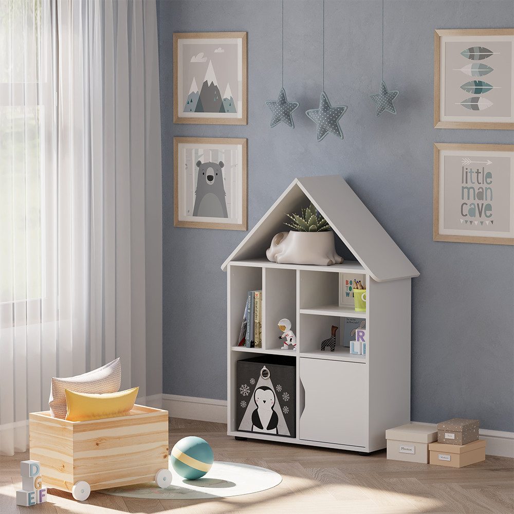 Vicco Bücherregal Estell, Weiß, 71 x günstig online kaufen