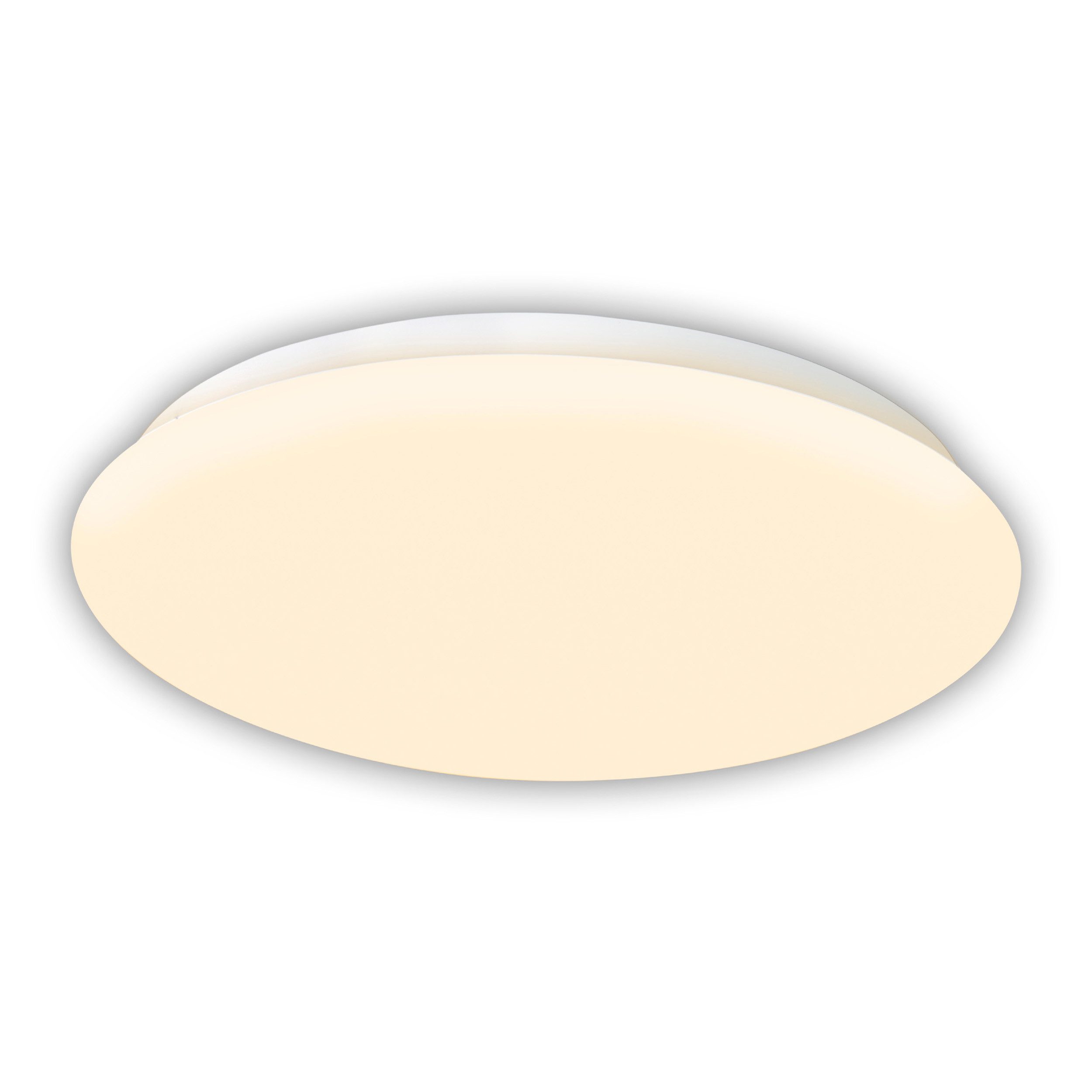 näve LED Deckenleuchte Mesa, Bewegungsmelder, LED fest integriert, Neutralweiß, weiß, inkl. HF-Bewegungsmelder, inkl. Driver, LED neutralweiß, D: 28cm