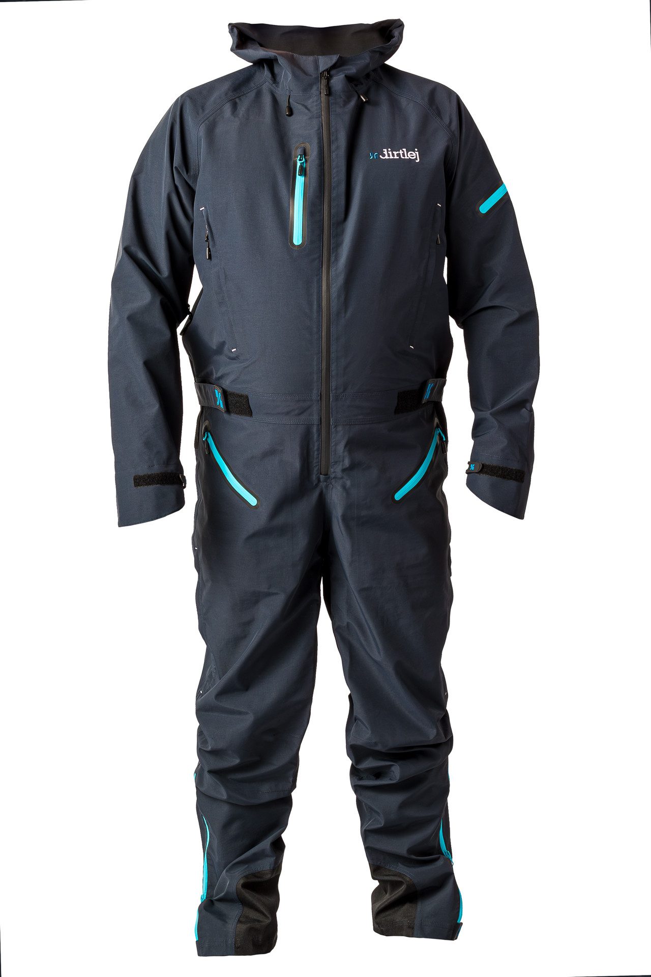 Dirtlej Regenoverall dirtsuit core edition loose cut midnight azure lange Beine (nicht abnehmbar)