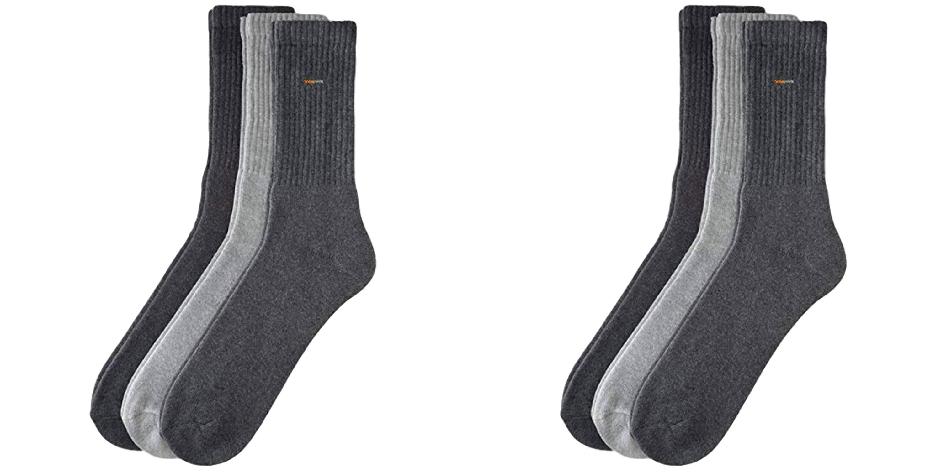 Camano Sportsocken Basic Socken Sportsocke (6-Paar) - Farbe: 6 Paar bunt - Größe: 35 - 38 A14 6 Paar bunt