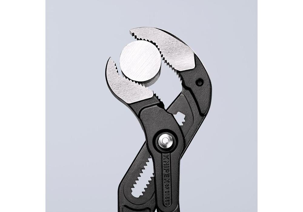 560 Cobra® Wasserpumpenzange Kunststoffüberzug Knipex und Wasserpumpenzange poliert mm 120 mm Länge Rohr- Spannweite
