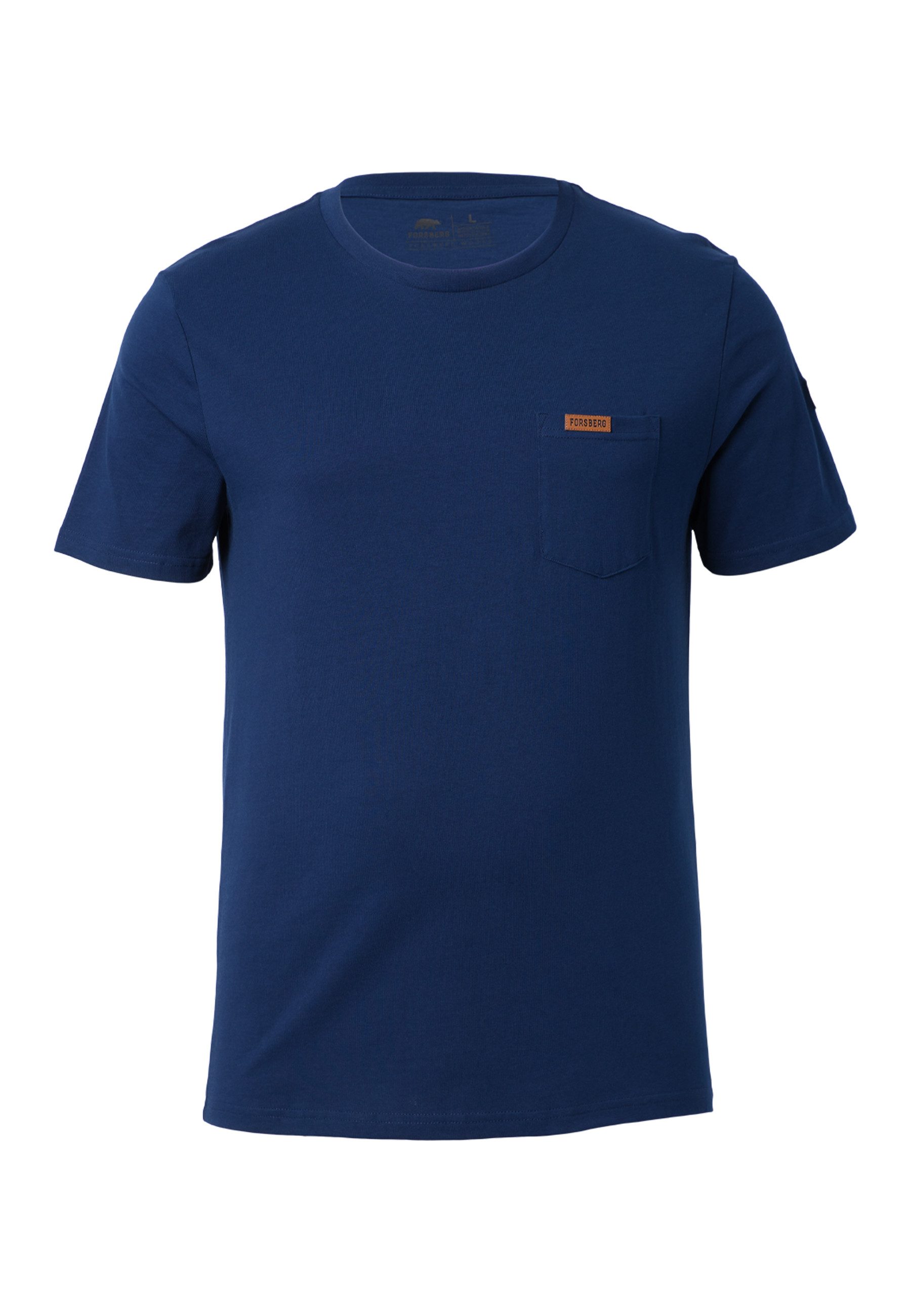 FORSBERG T-Shirt mit Brusttasche günstig online kaufen