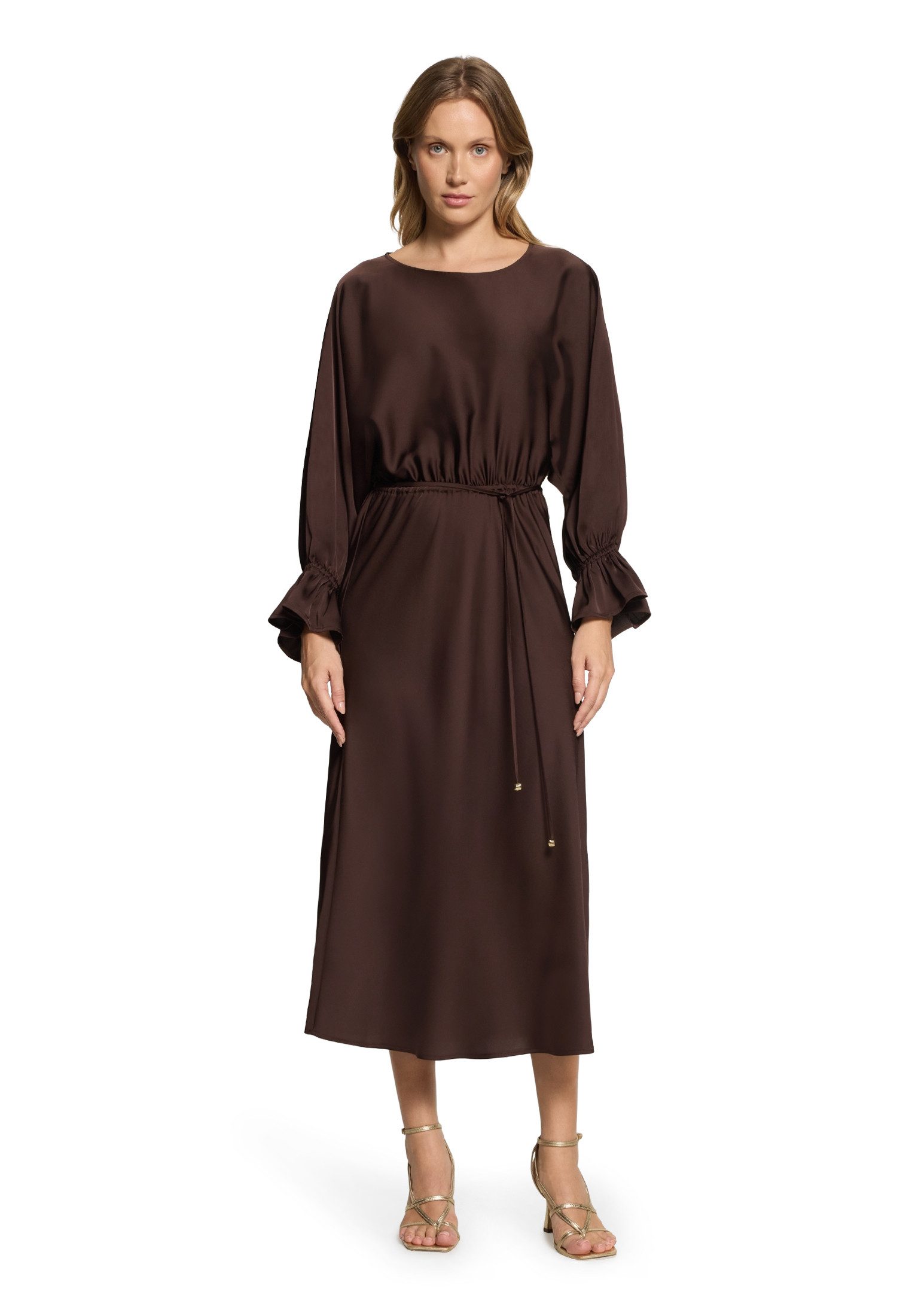 Cocktailkleid Damen mit U-Boot-Ausschnitt