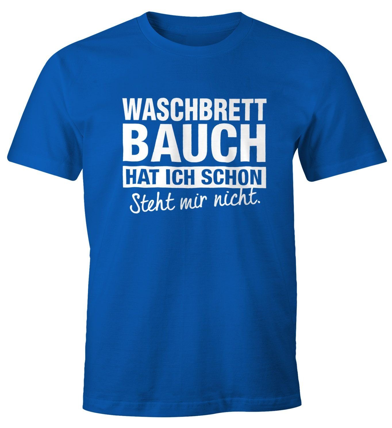 MoonWorks Print-Shirt Lustiges Herren T-Shirt Waschbrettbauch günstig online kaufen