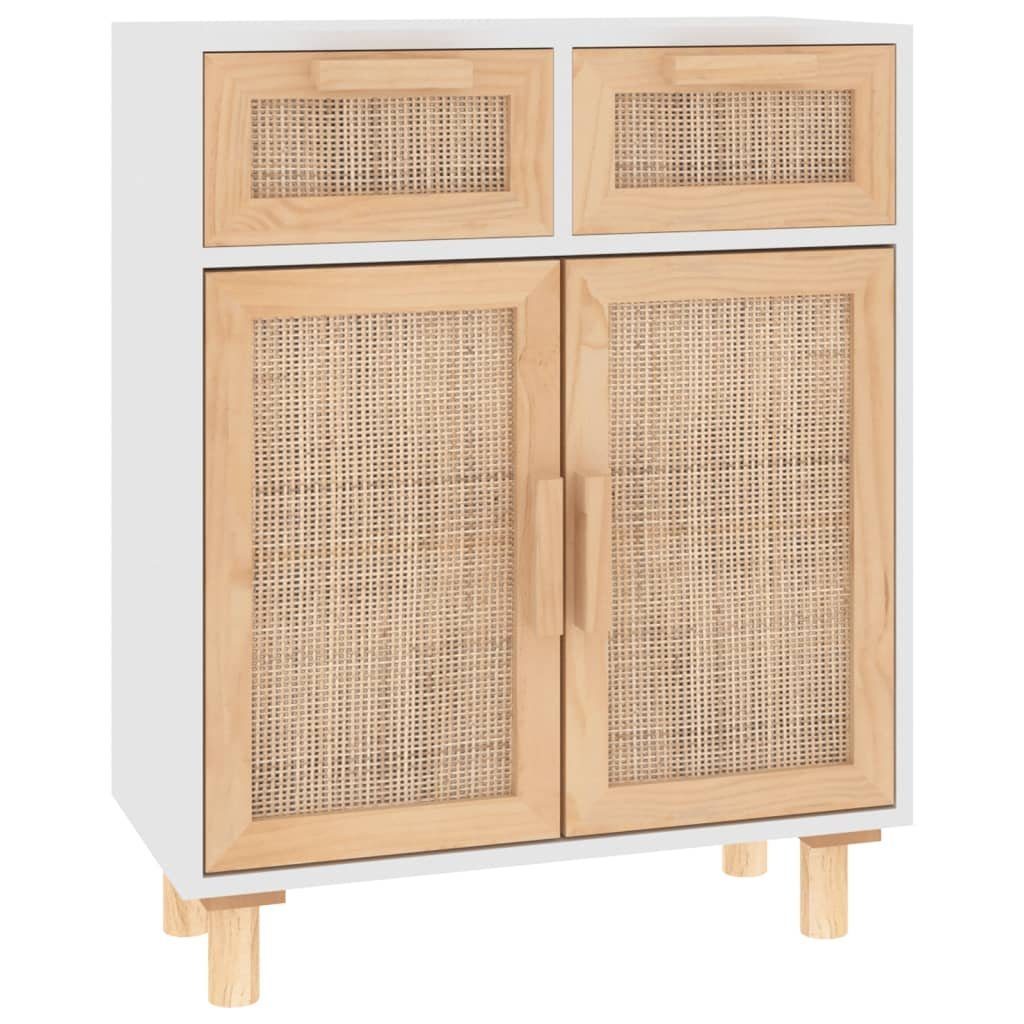 furnicato Sideboard Weiß 60x30x75 cm Massivholz günstig online kaufen