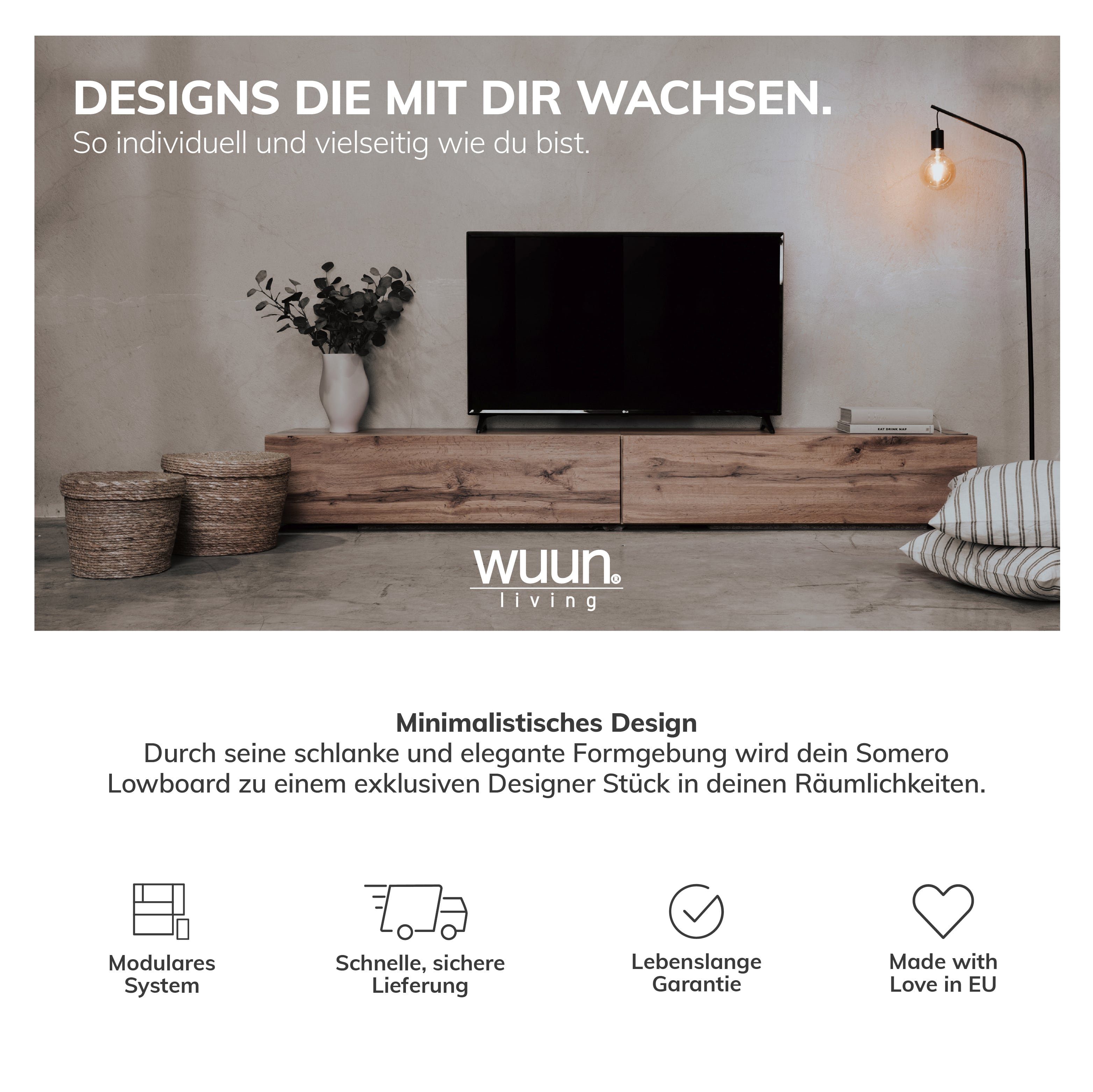 Wuun TV-Board Wuun® Somero Lowboard Tv-Board Wohnwand hängend günstig online kaufen