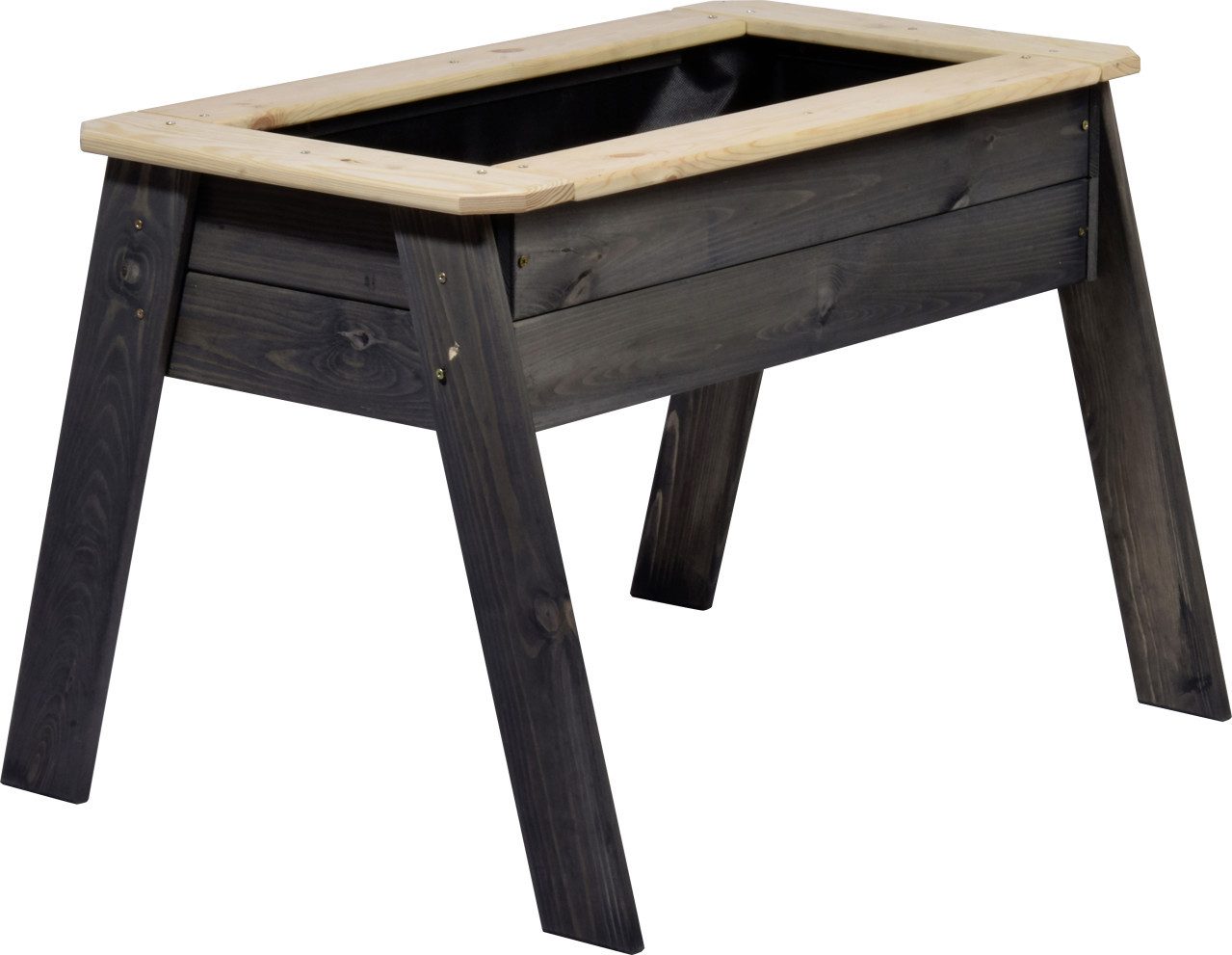 dobar Hochbeet Dobar Kinder-Hochbeet mit Ablage grau 78 x 60 x 50