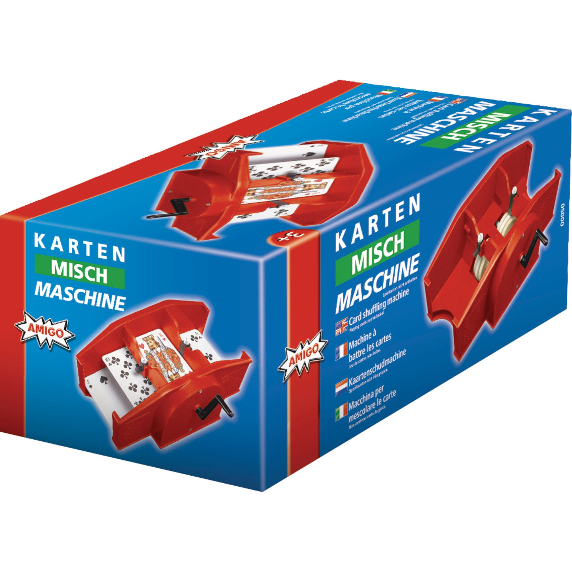 AMIGO Spiel Amigo Kartenmischmaschine (rot), Mischmaschine
