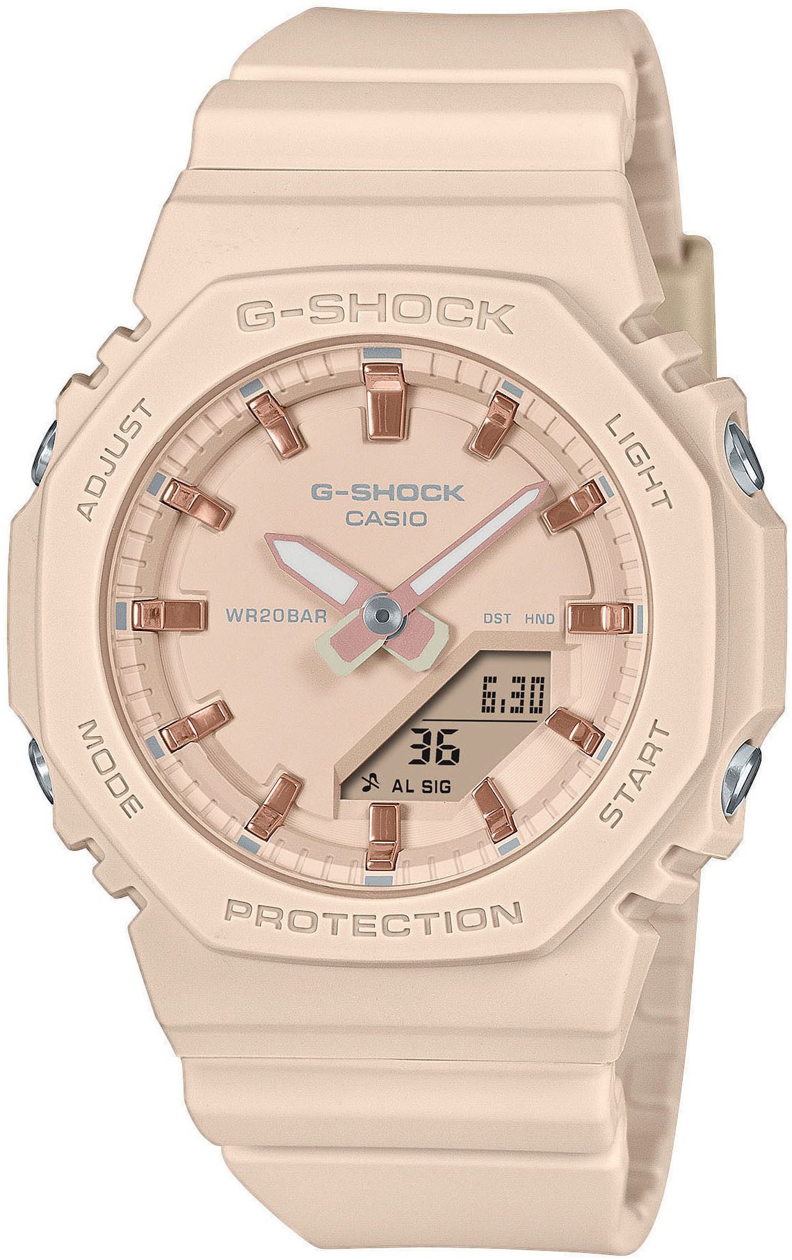 CASIO G-SHOCK Chronograph GMA-P2100M-4AER, Quarzuhr,Armbanduhr Damenuhr,Herrenuhr, bis 20bar wasserd.Resinarmband