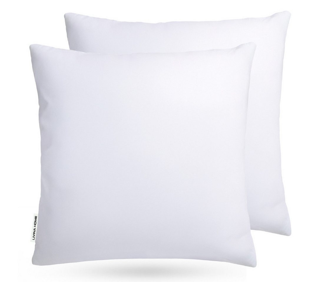 LIVINA HOME Dekokissen Premium Dekokissen, Sofakissen, Couchkissen, Made in Germany, Dekokissen 40x40, 30x50, 45x45, 50x50, 60x60, Made in Germany