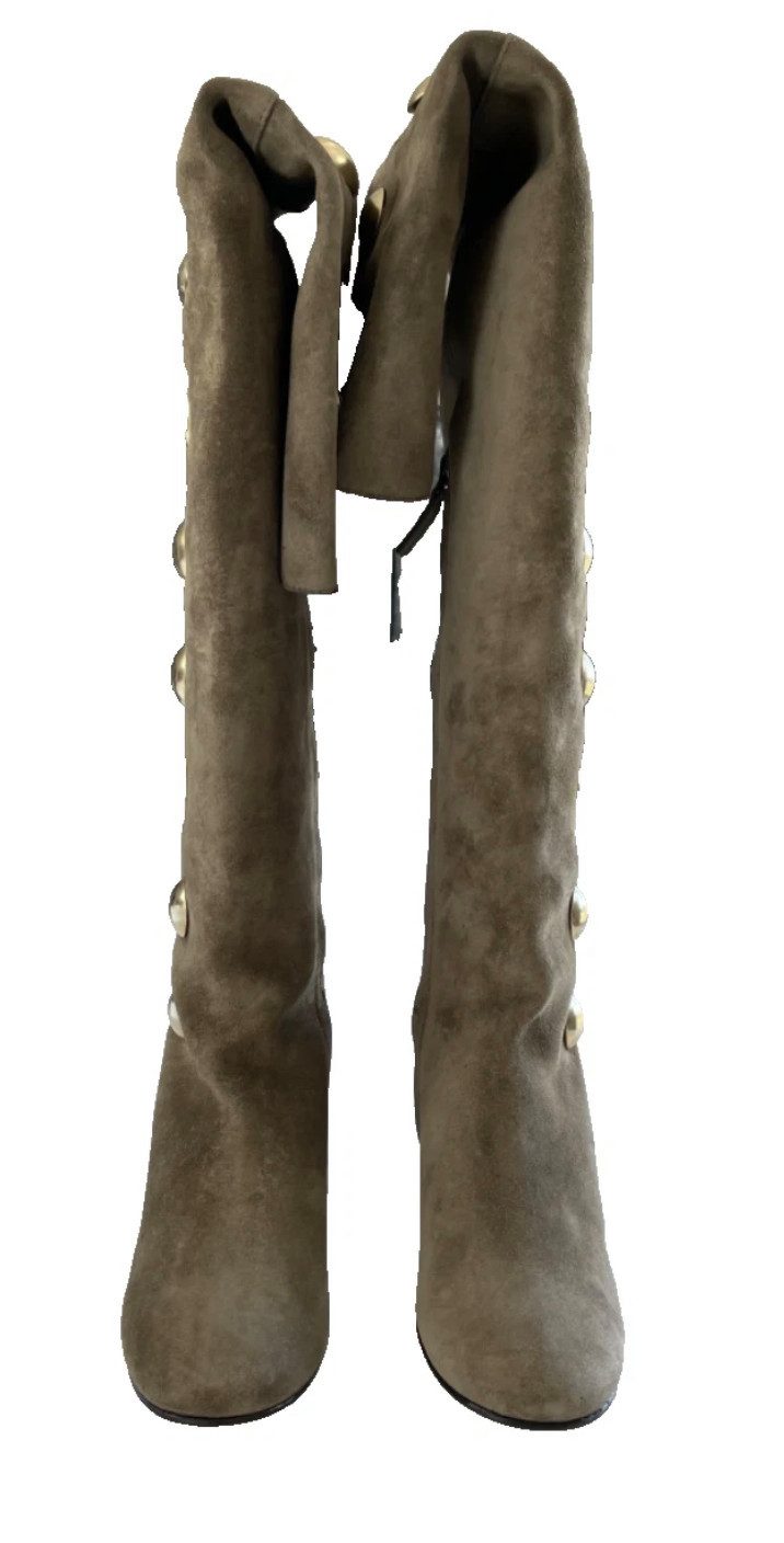 Chloé Stiefel iLuxuriöse Statement-Stiefel aus der Hauptkollektion Overkneestiefel Seitlicher Reißverschluss für bequemes An- und Ausziehen