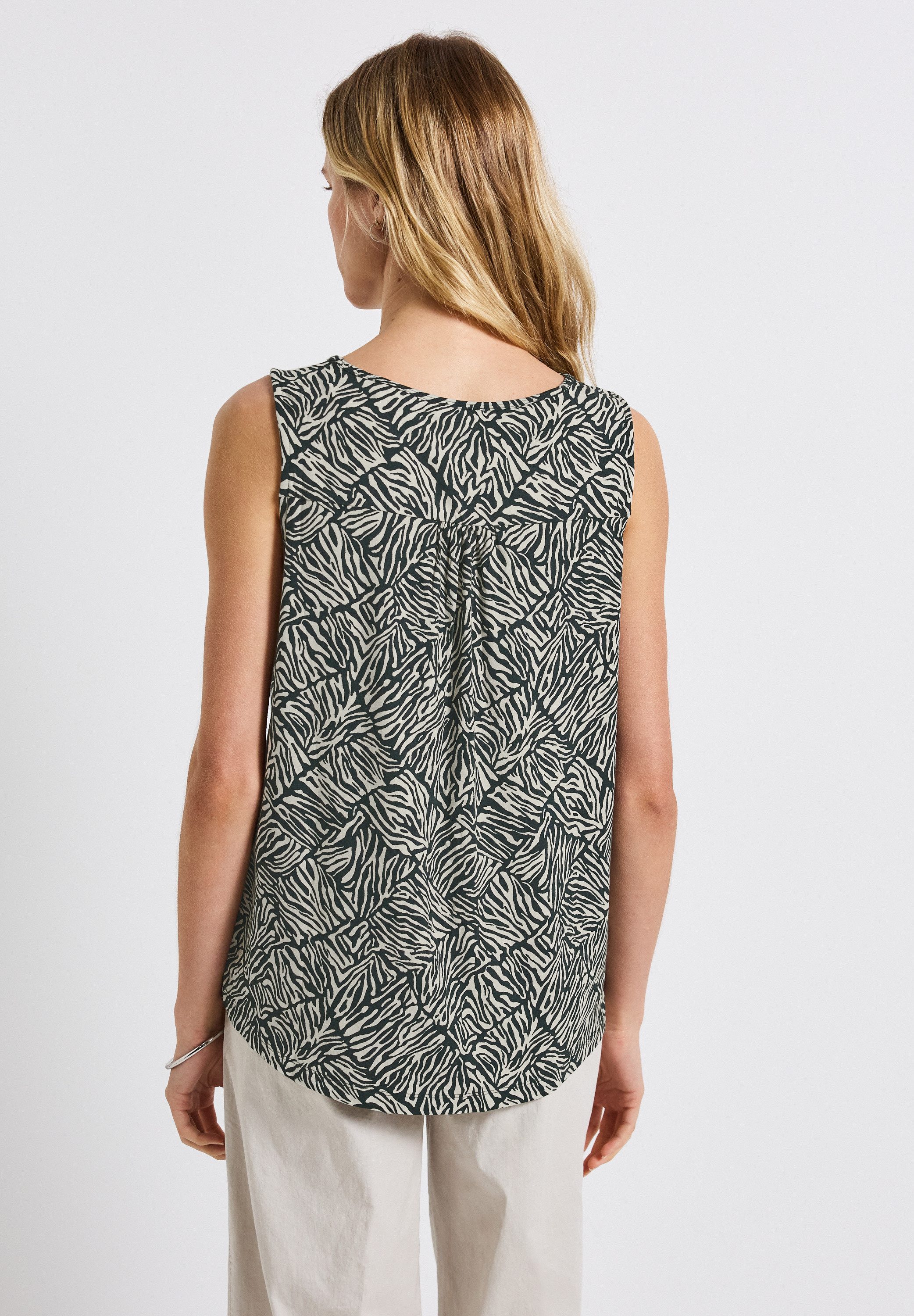 STREET ONE Trägertop mit All-Over Print