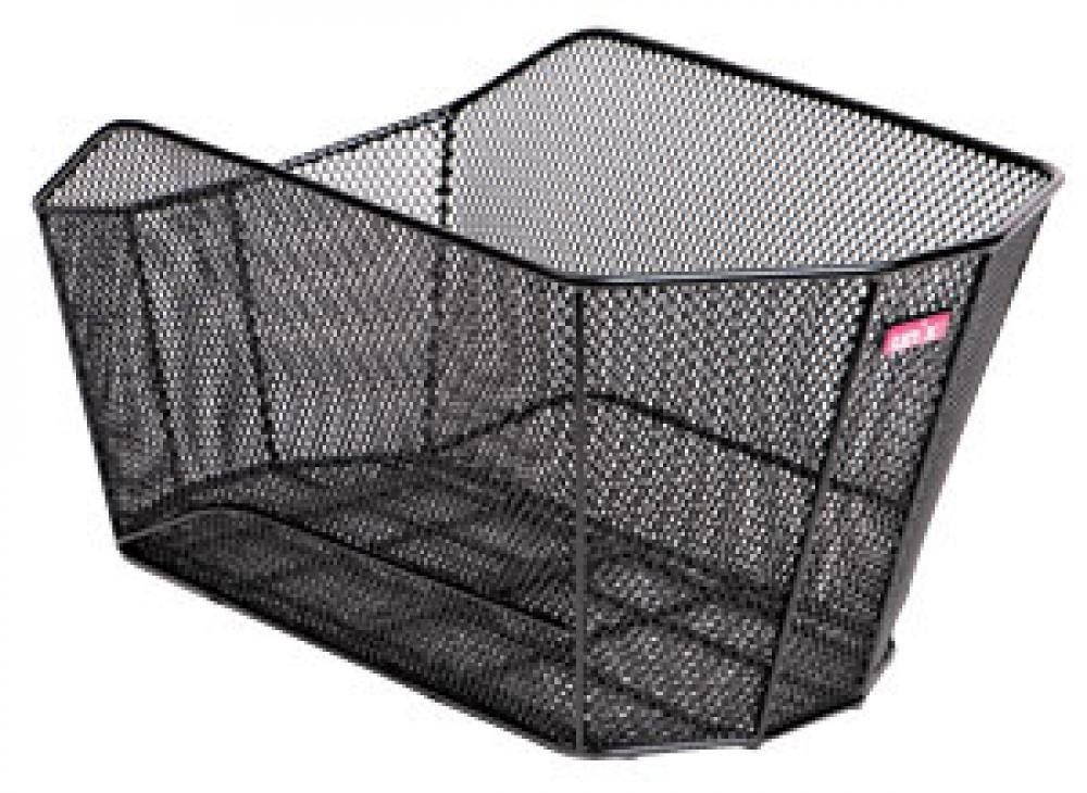 Fahrradkorb Unix Festmontagekorb Verio Schwarz 50x30x25 cm
