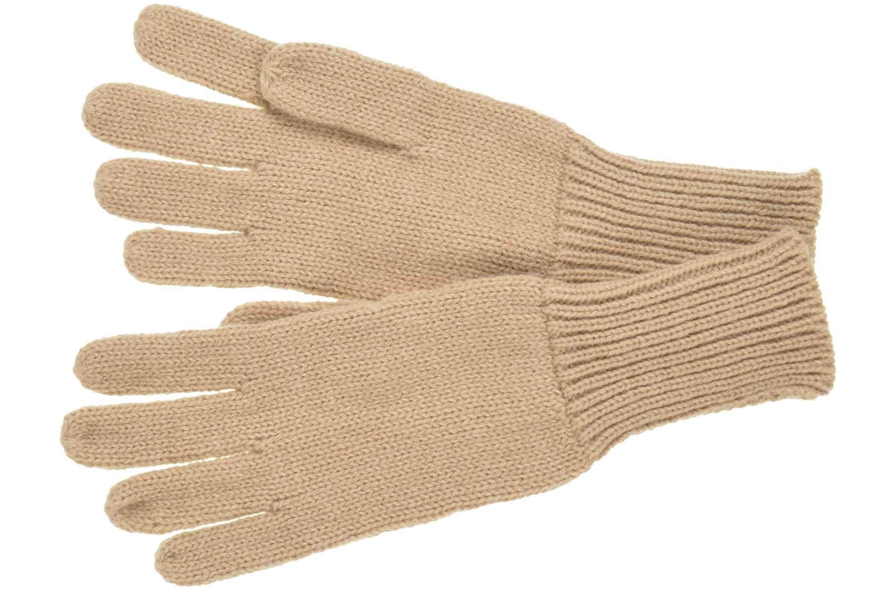 Seeberger Strickhandschuhe Feinstrick Fingerhandschuhe 18957-0 camel