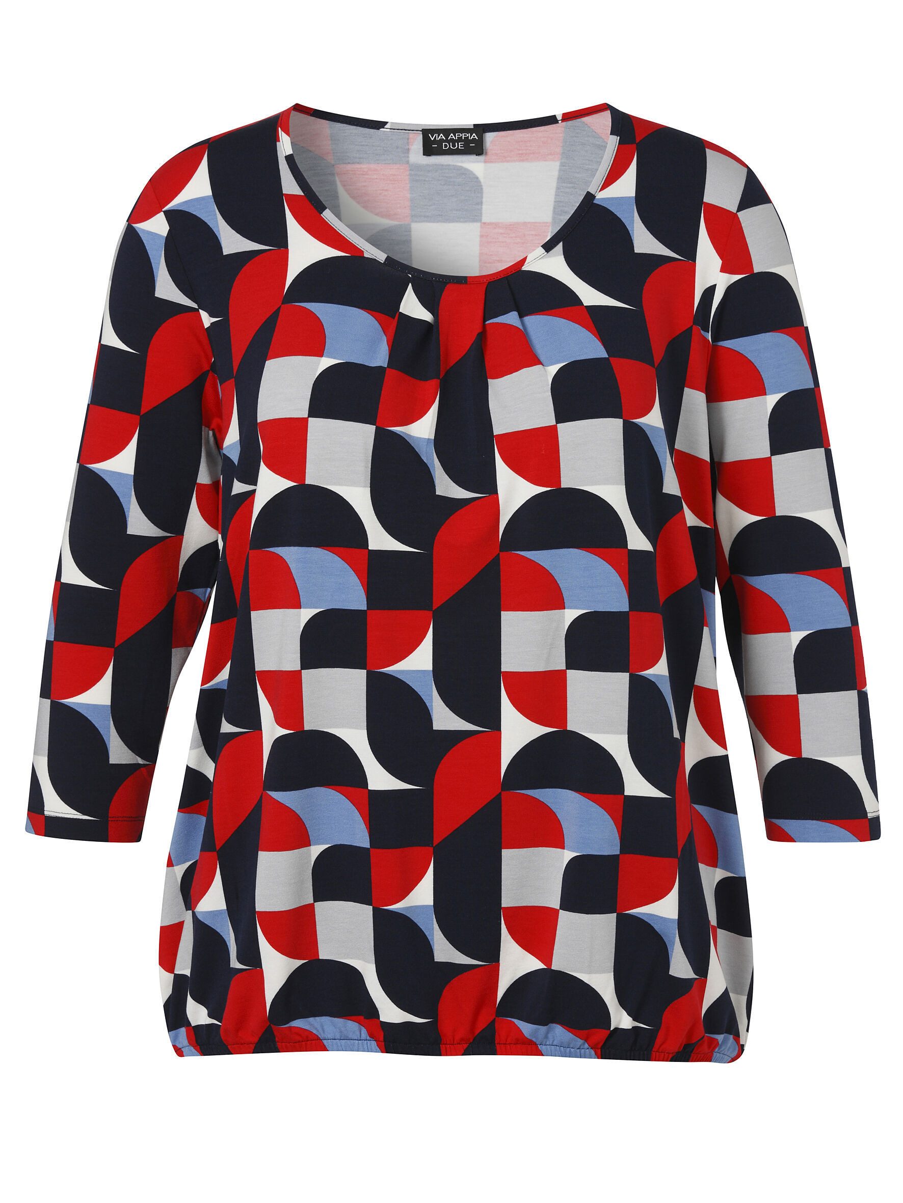 VIA APPIA DUE Print-Shirt (1-tlg) Große Größen