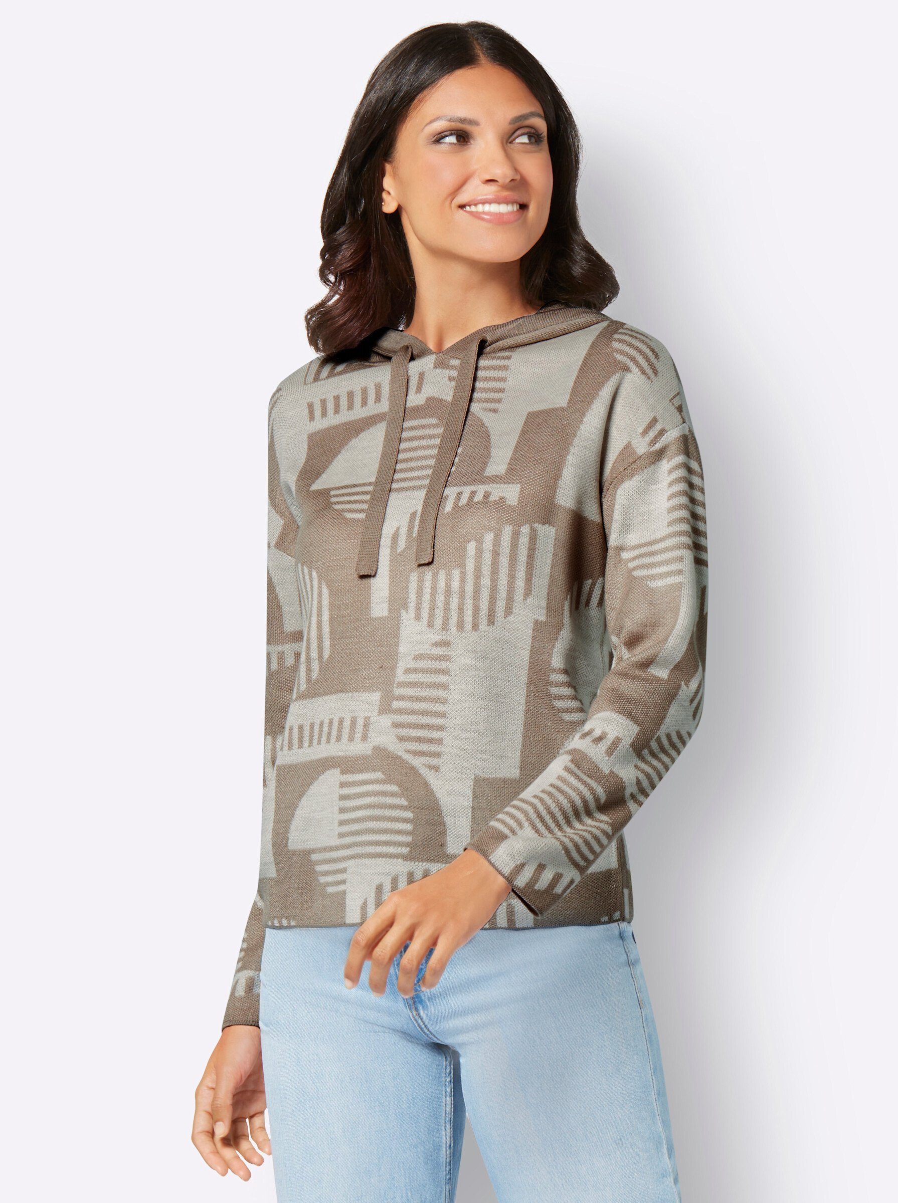 Strickpullover Kapuzenpullover