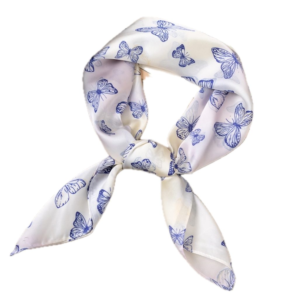 LK Trend & Style Modetuch Quadratisches Tuch 70x70 Seideneffekt, (Hochwertiges Muttertag Geschenk), Seidenoptik, leicht, weich und fließend