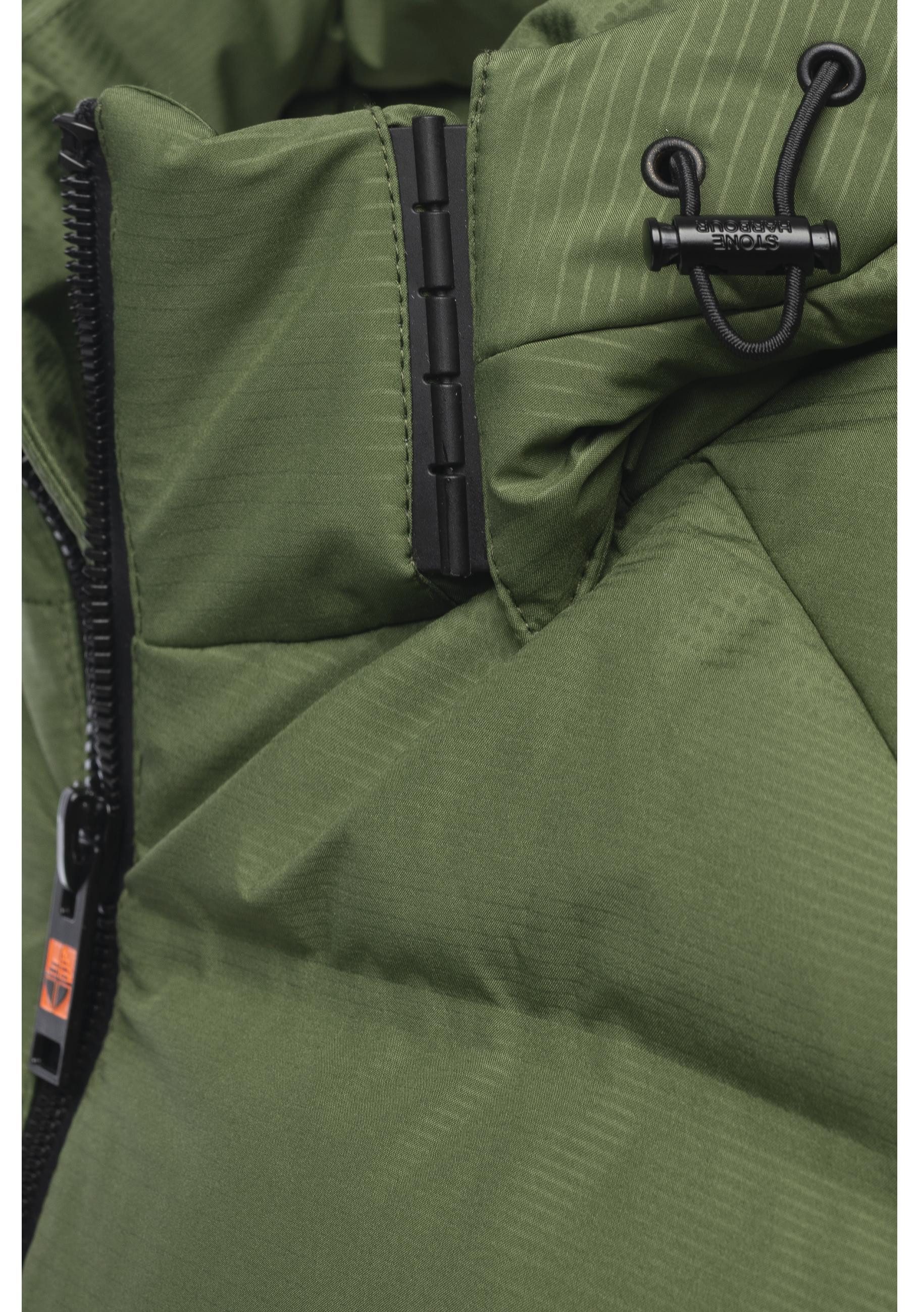 Stone Harbour Steppjacke Gavriloo XX Gesteppte Winterjacke mit abnehmbarer Kapuze