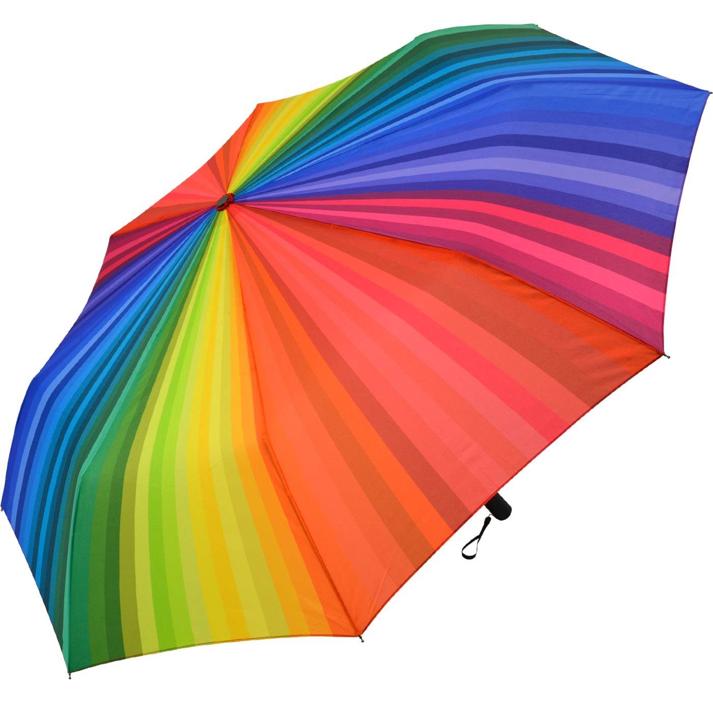 mit iX-brella Rainbow XXL sehr-groß Schirm Trekking Umhängetasche, Taschenregenschirm