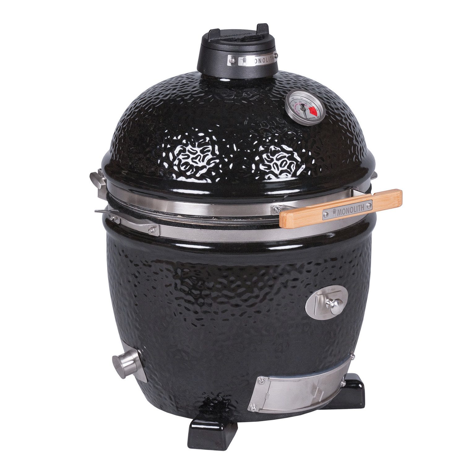 MONOLITH Keramikgrill MONOLITH JUNIOR Keramikgrill PRO-Serie 2.0 Schwarz