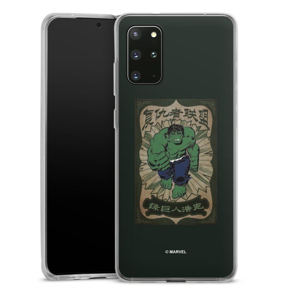 DeinDesign Handyhülle Marvel Hulk Offizielles Lizenzprodukt The Incredible Hulk, Samsung Galaxy S20 Plus 5G Silikon Hülle Bumper Case Handy Schutzhülle