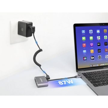 MANHATTAN Laptop-Dockingstation USB-C® auf HDMI & VGA 4-in-1 Docking, USB-C® Power Delivery