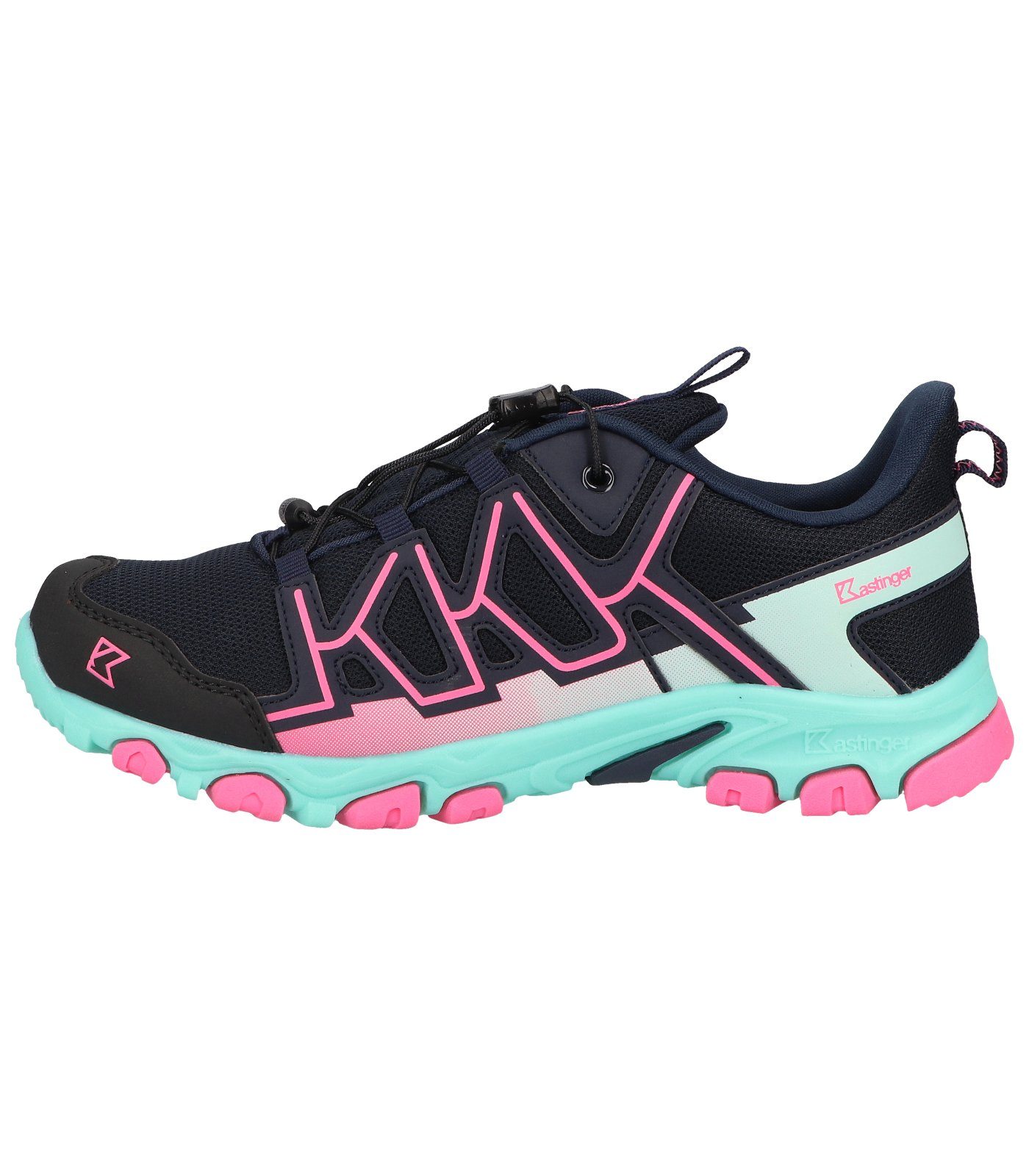 Navy Kastinger Pink Trekkingschuh Wanderschuhe Lederimitat/Textil