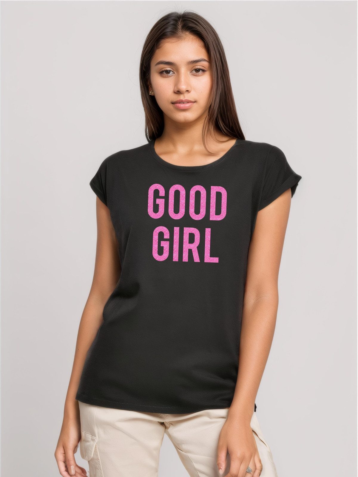 Be Famous Print-Shirt Classic Roll Up GOGI (1-tlg., keine)