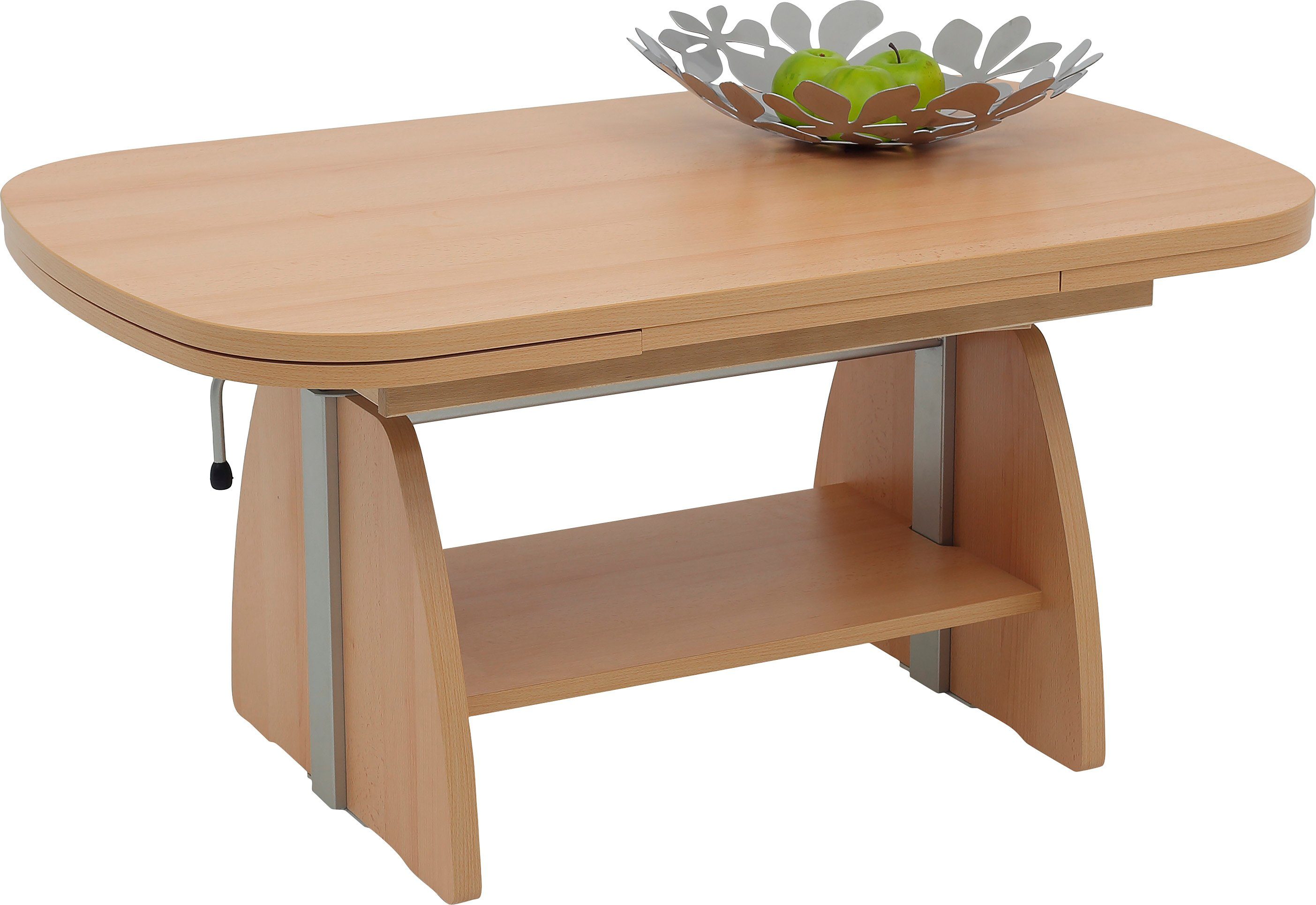 HELA Couchtisch Fabian, mit Funktion, ausziehbar und höhenverstellbar günstig online kaufen